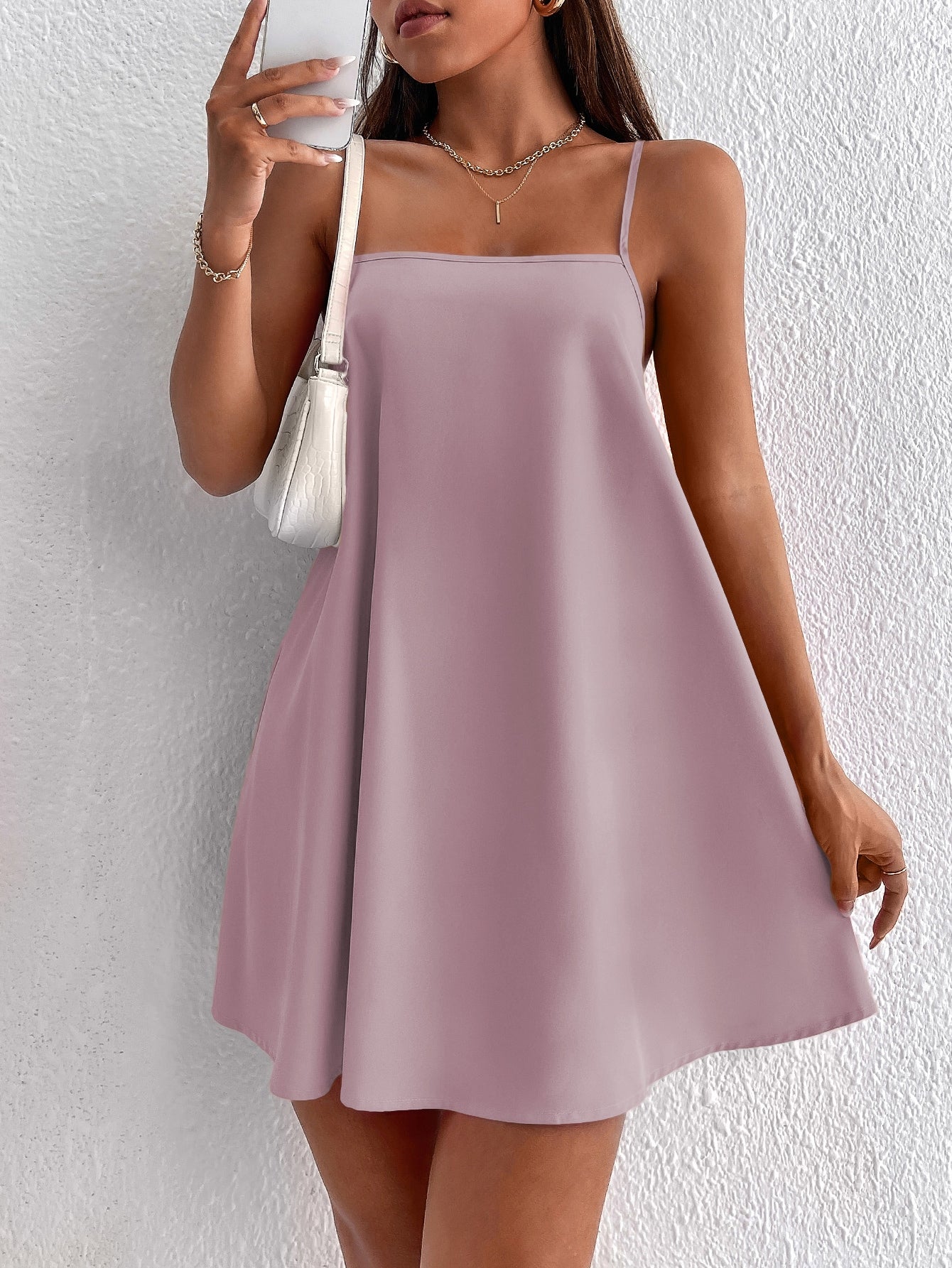 Solid Cami Dress