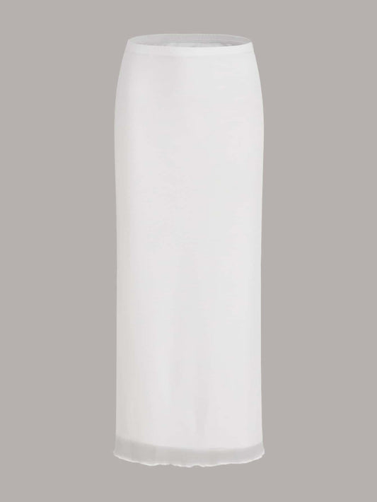 Summer SkirtSolid Straight Skirt