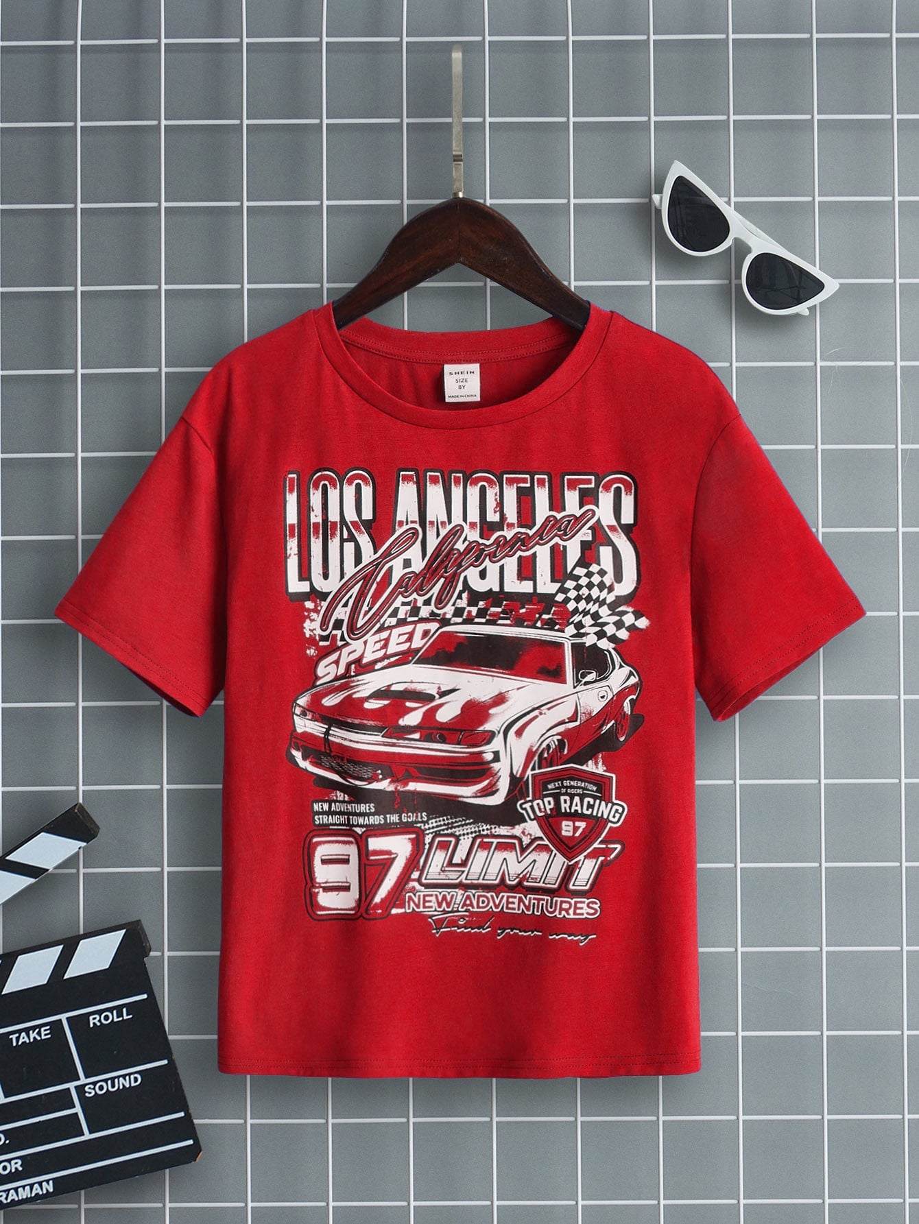 Tween Boy Car & Letter Printed T-Shirt, Cool Casual Style, Suitable For Daily Summer Outfit