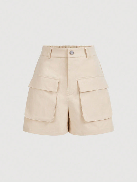 Flap Pocket Cargo Shorts