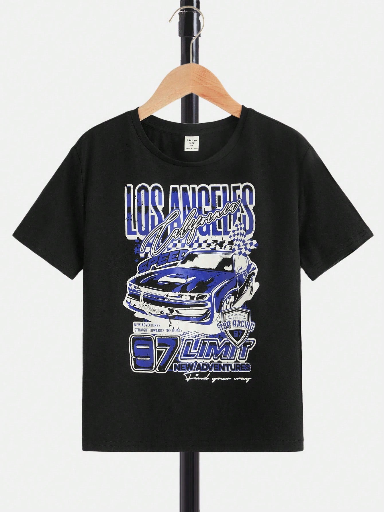 Tween Boy Car & Letter Printed T-Shirt, Cool Casual Style, Suitable For Daily Summer Outfit