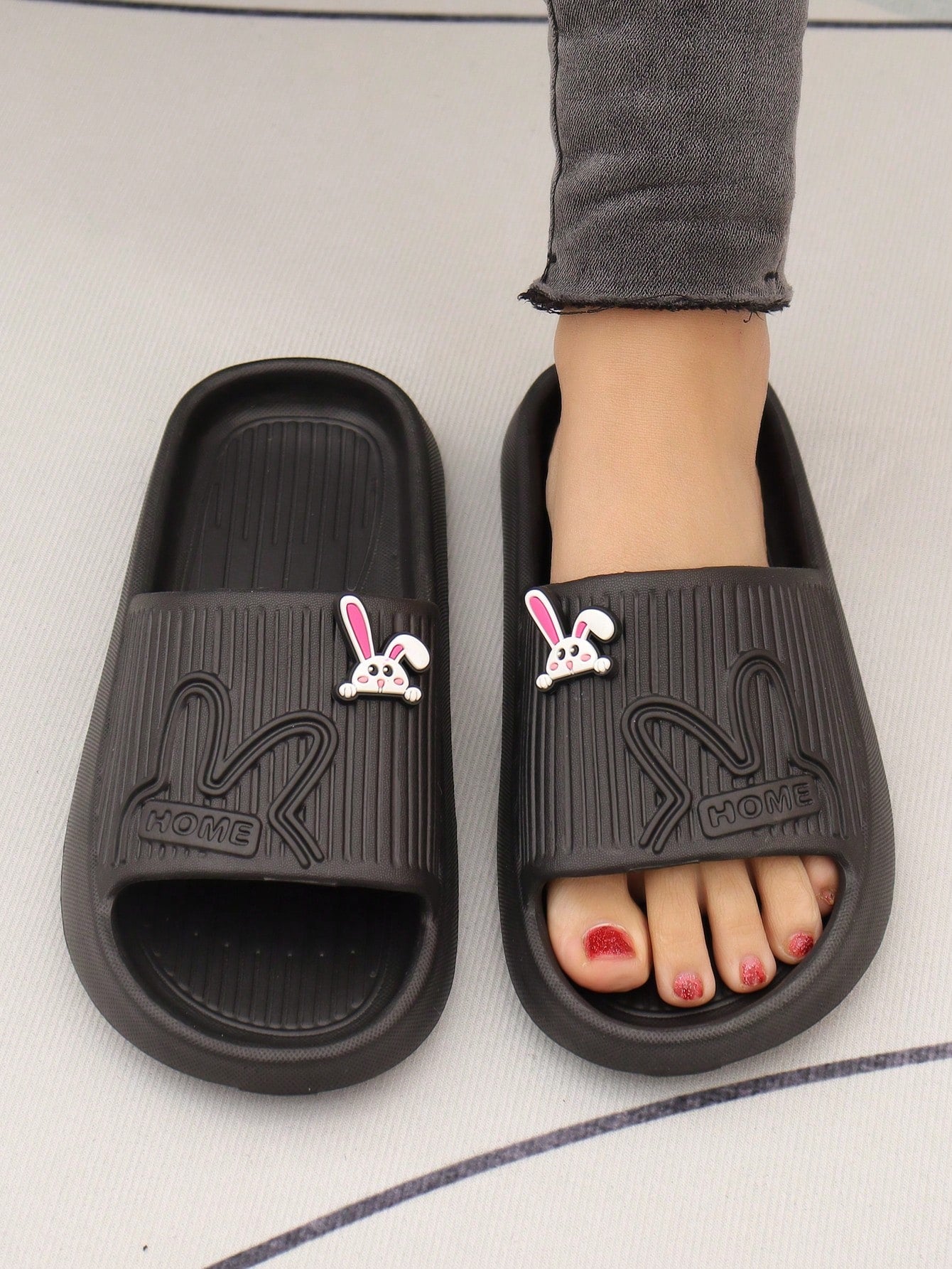 Women's Summer Cute Cartoon Pattern Eva Lightweight Bathroom Slippers