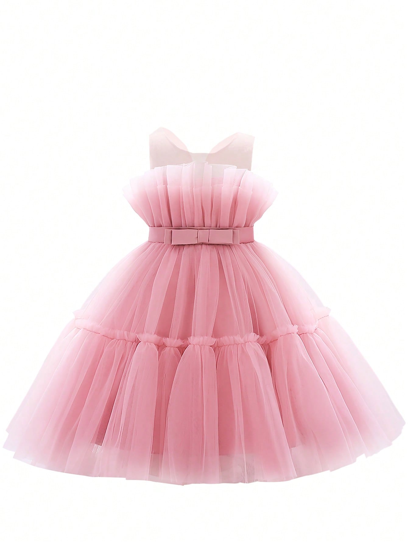 Young Girl Birthday Princess Dress Suitable For Party, Banquet, Birthday, Elegant Tulle Dress