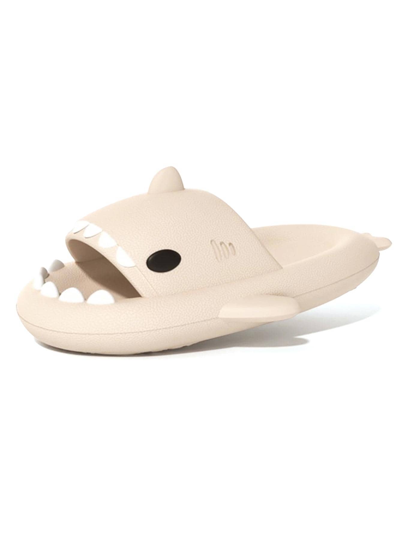 Shark Design Slides for Women, Novelty Pillow Slippers Open Toe Shark Sandals Cushioned Cloud Slides