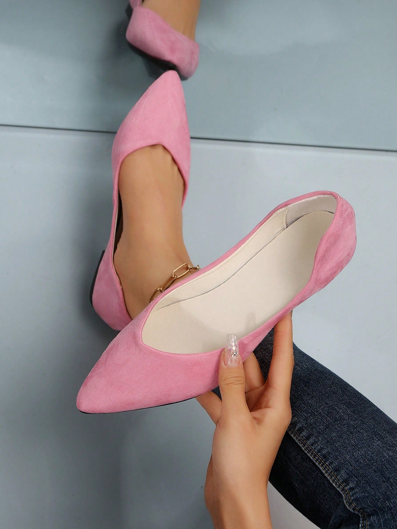 Women's New Fashionable Pointed Toe Flat Shoes For Spring And Autumn