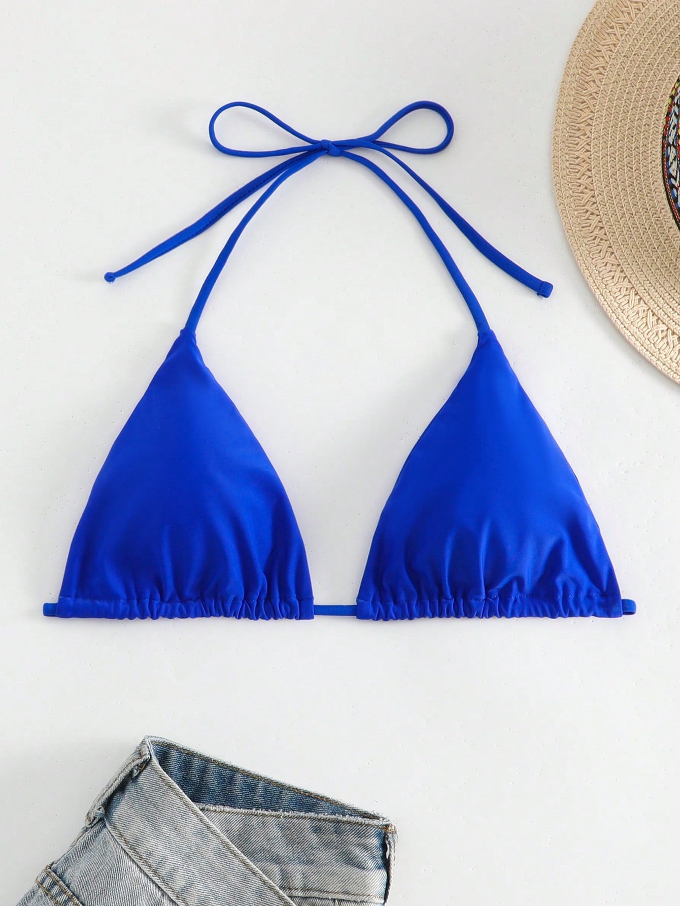 Swim Summer Beach Halter Triangle Bikini Top