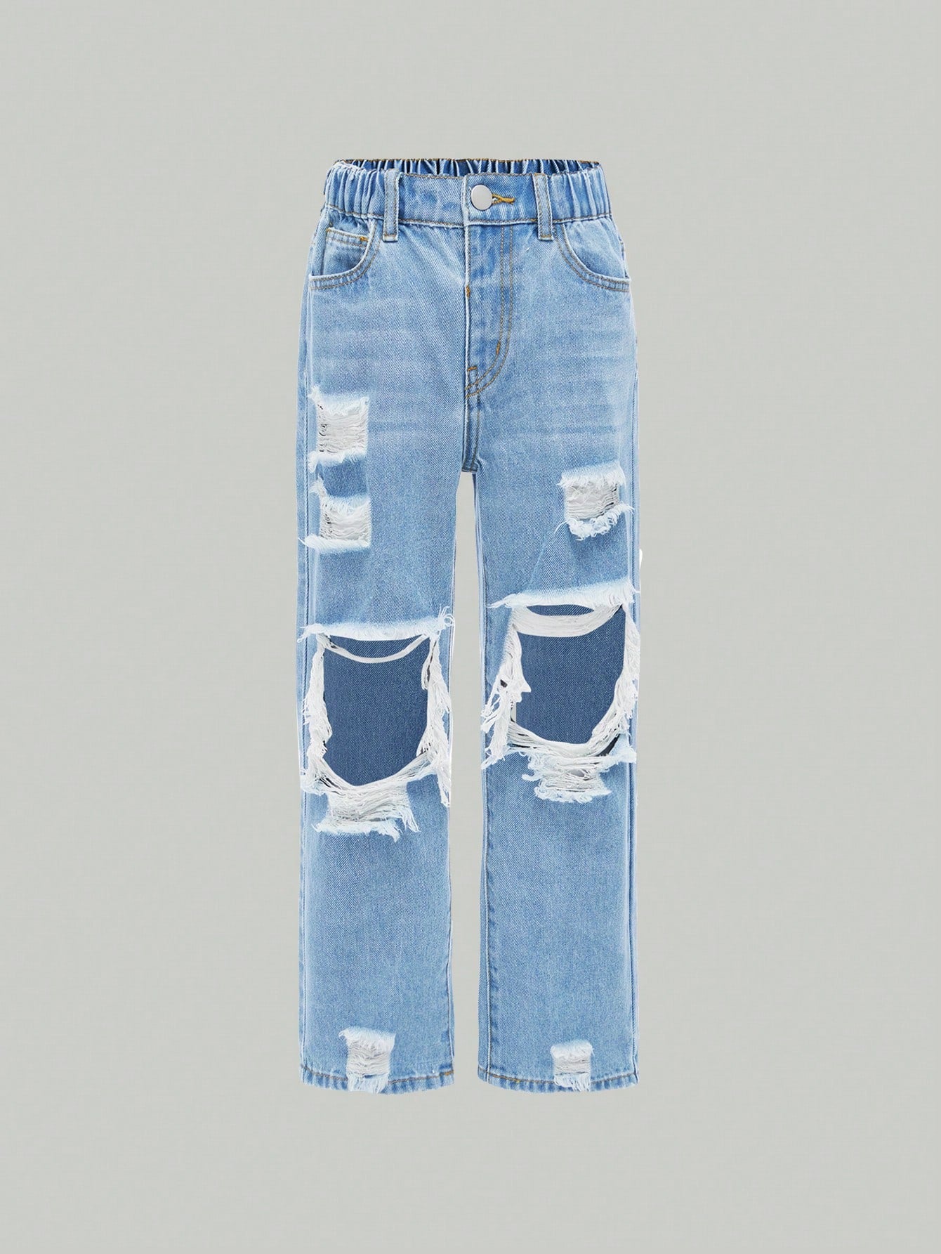 Streecool Kids Tween Girl Ripped Straight Jeans