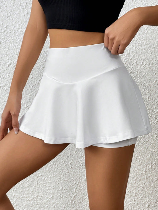 Summer SkirtWideband Waist 2 In 1 Skort