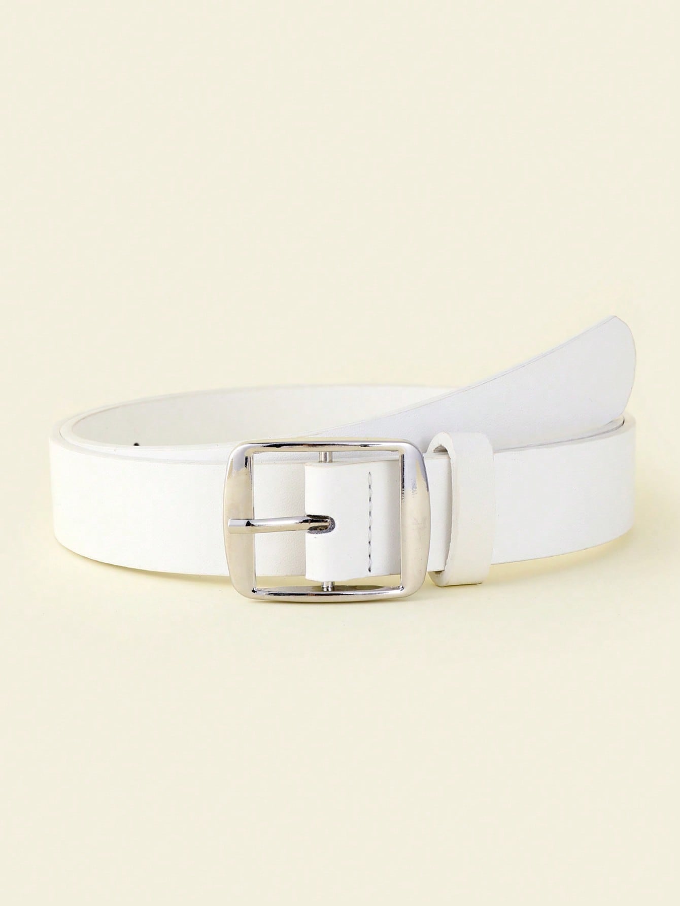 1pc Kids Square Buckle Belt For Daily Life