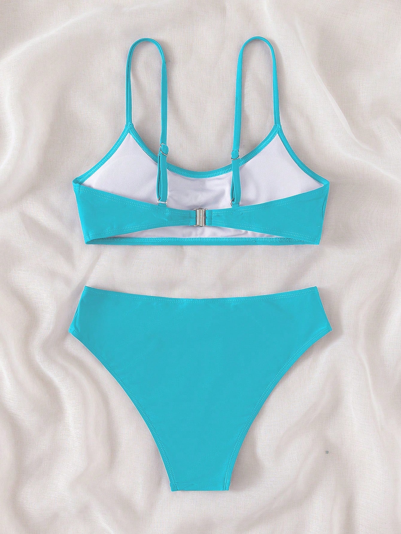 Teen Girls Solid Bikini Swimsuit