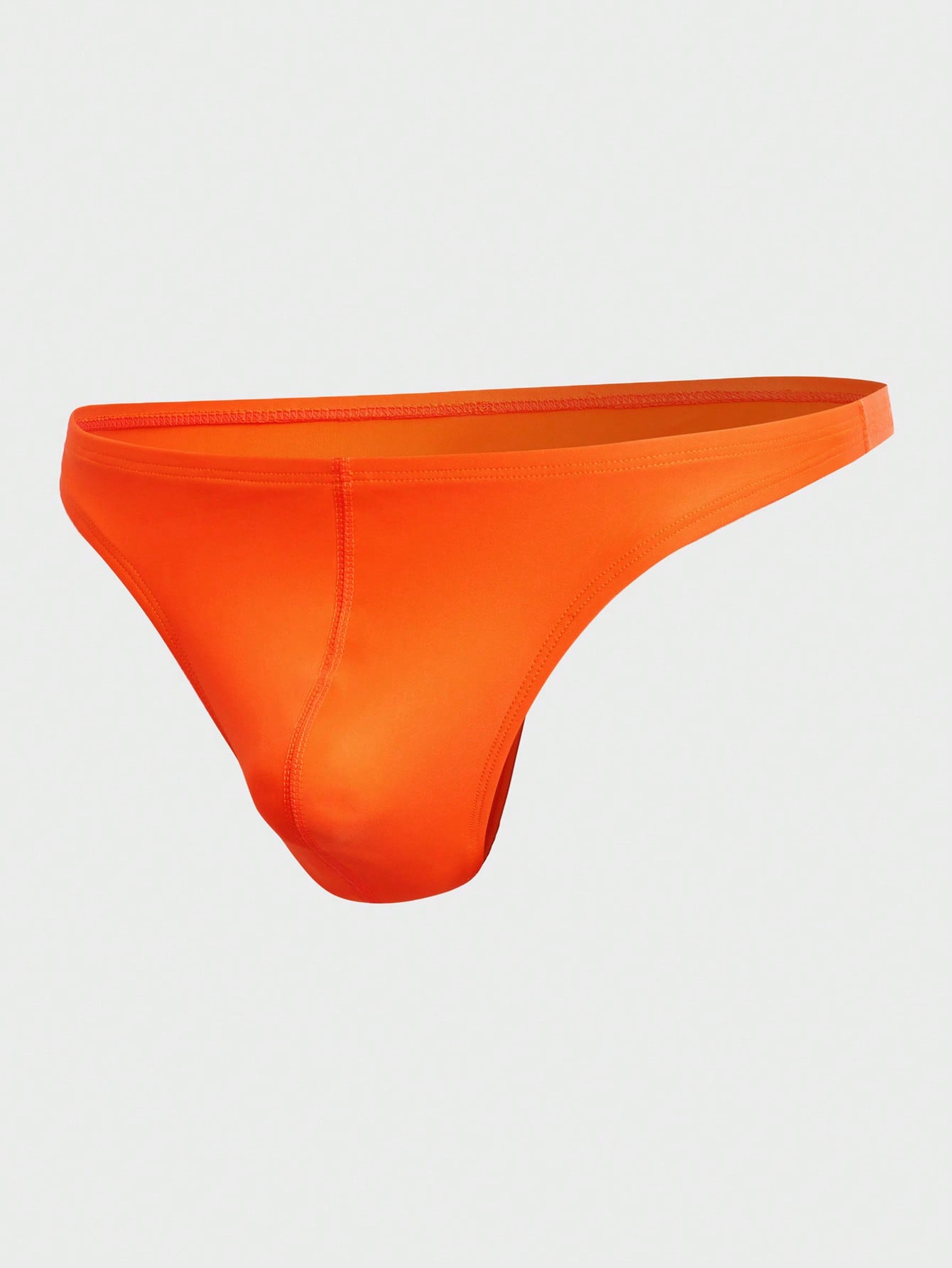 Men Solid Swim Brief