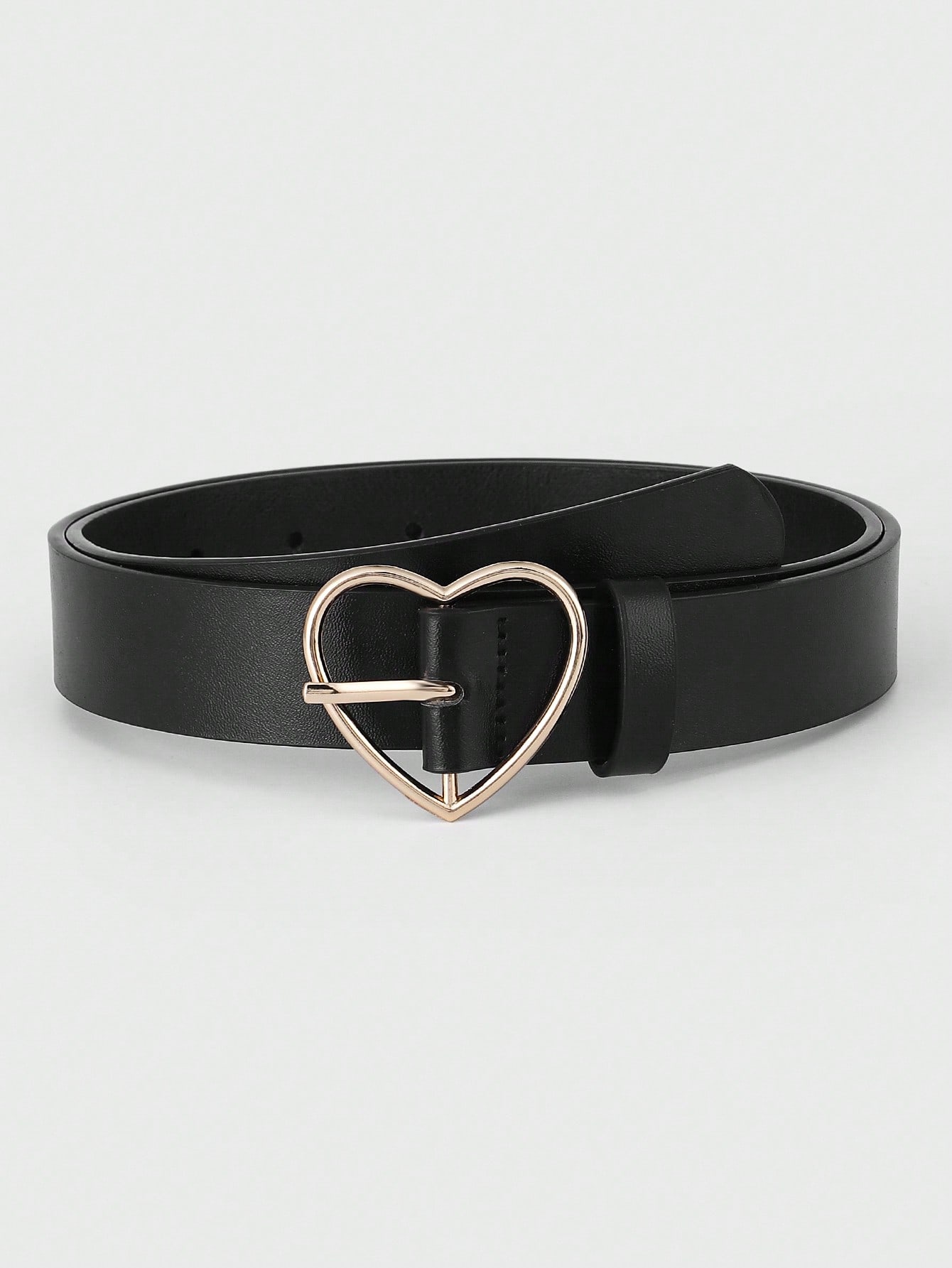 1pc Kids Heart Buckle Fashion Belt For Daily Life