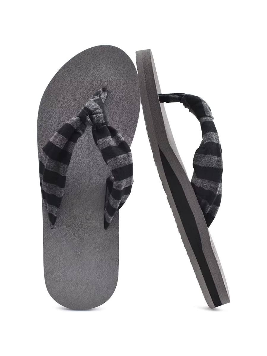 Women's Yoga Foam Flip Flops with Arch Support Thong Sandals Non-Slip