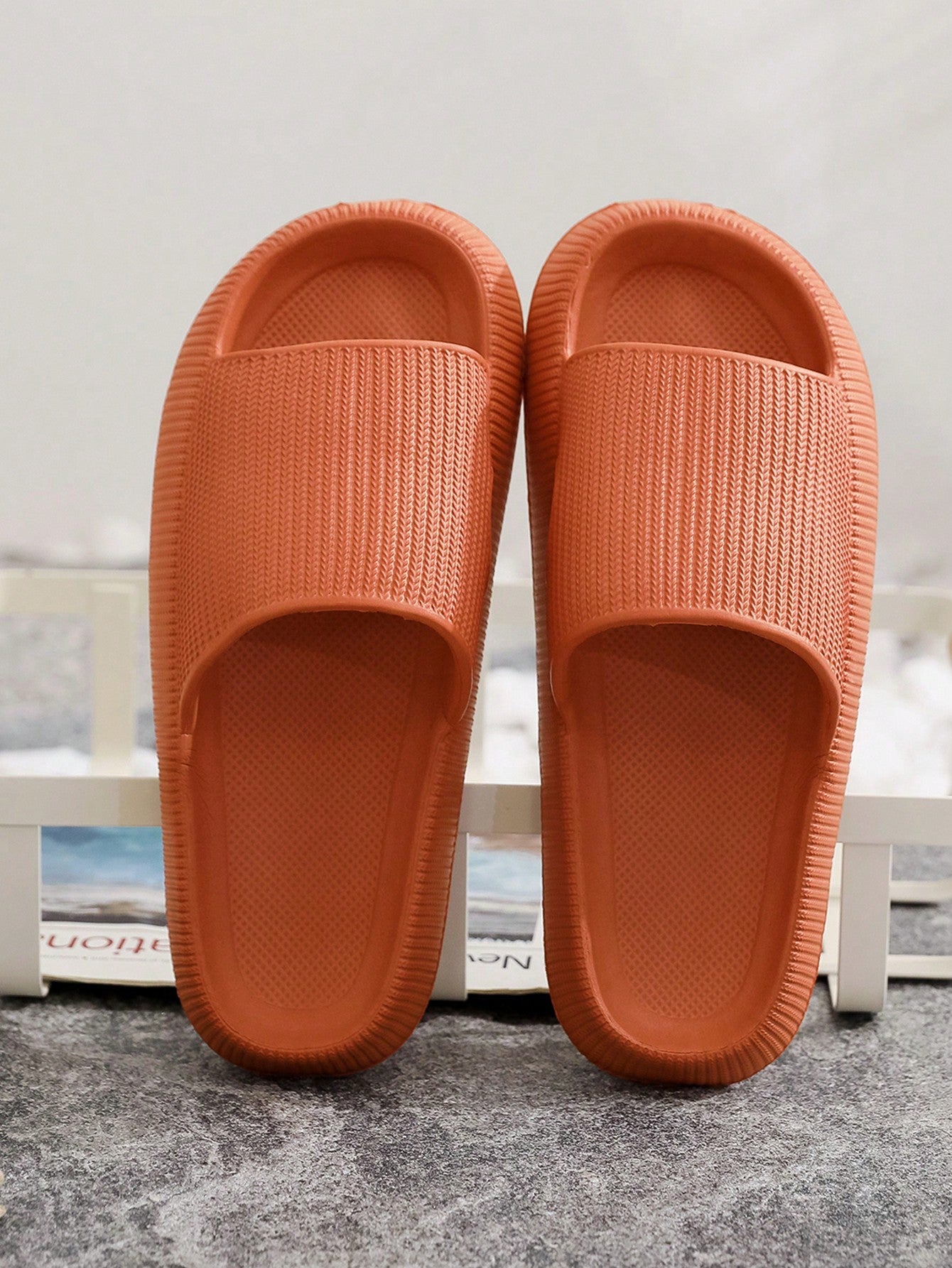 Women Single Band Slides, EVA Fashion Slides