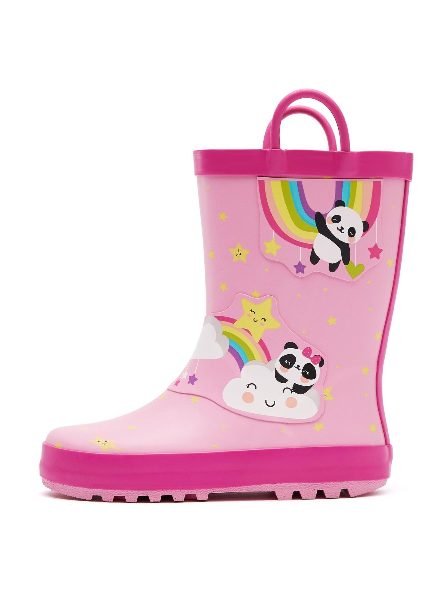 Kids Rain Boots Toddler Boys And Girls Waterproof Printed Rubber Boots