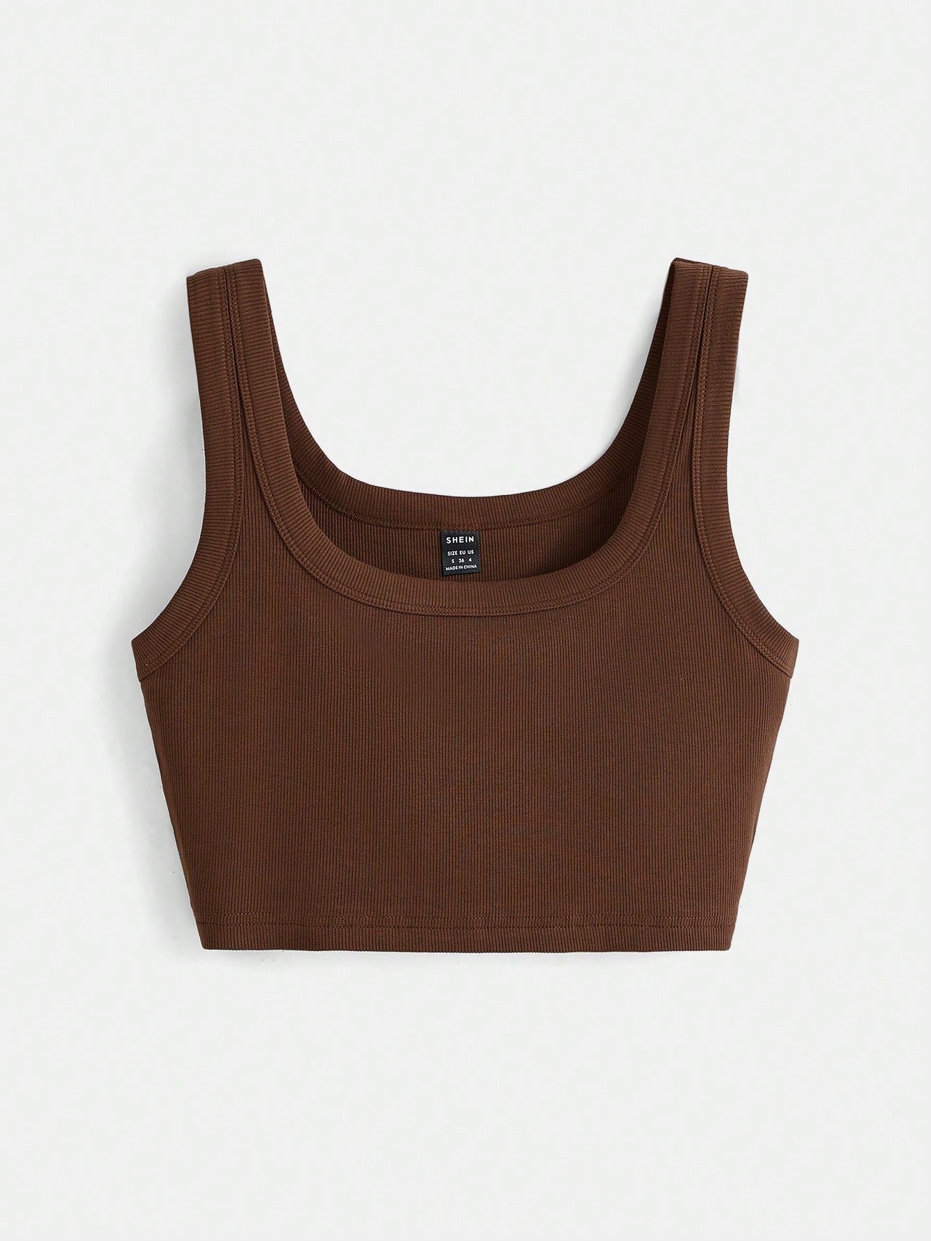 Solid Crop Tank Top