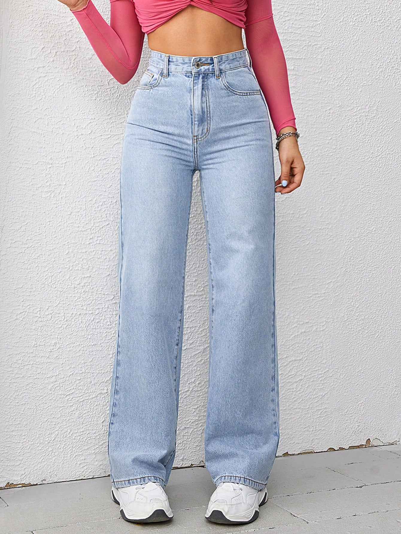 Women's Wide Leg Denim Pants