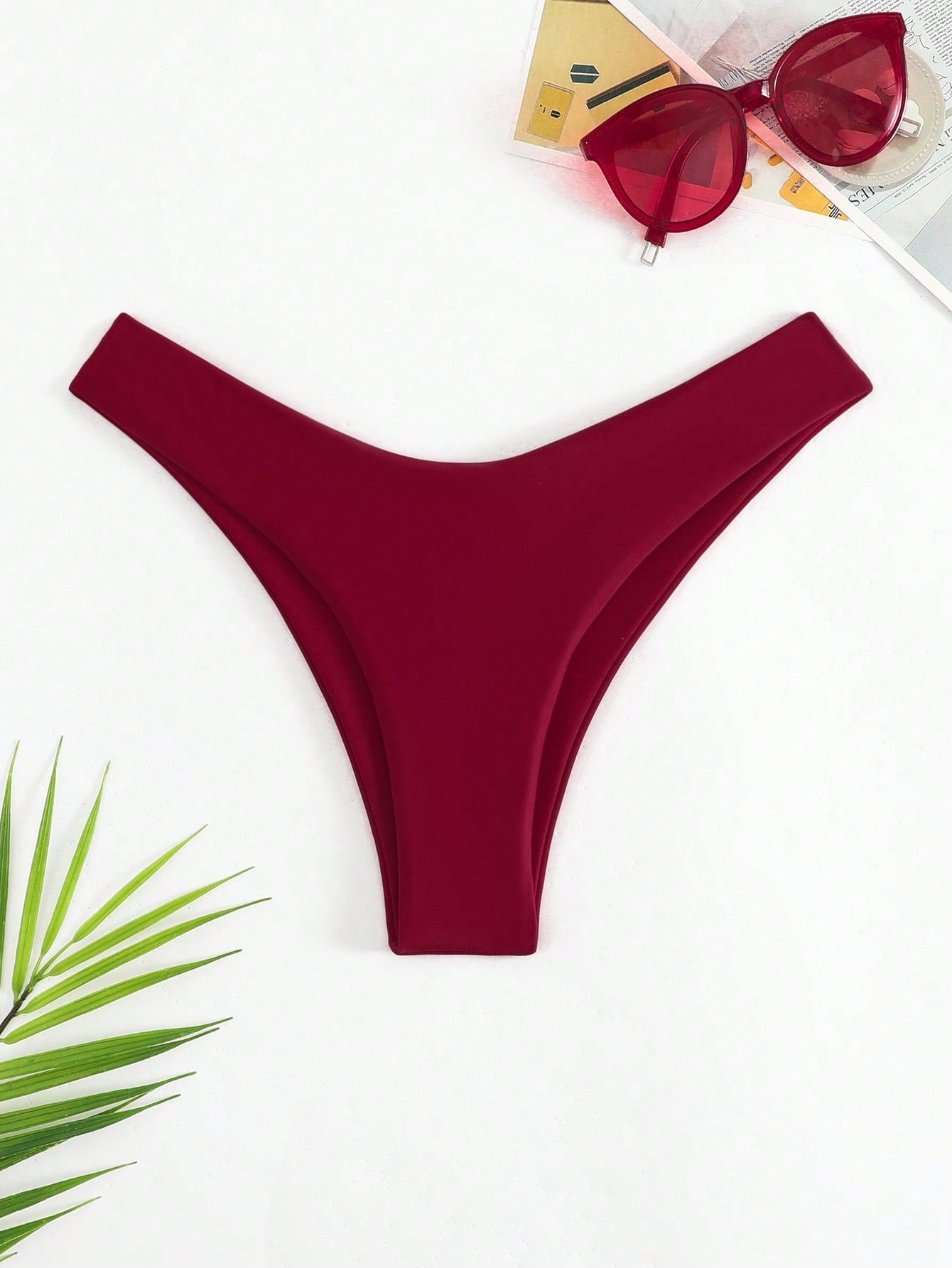 Swim Summer Beach High Leg Bikini Panty