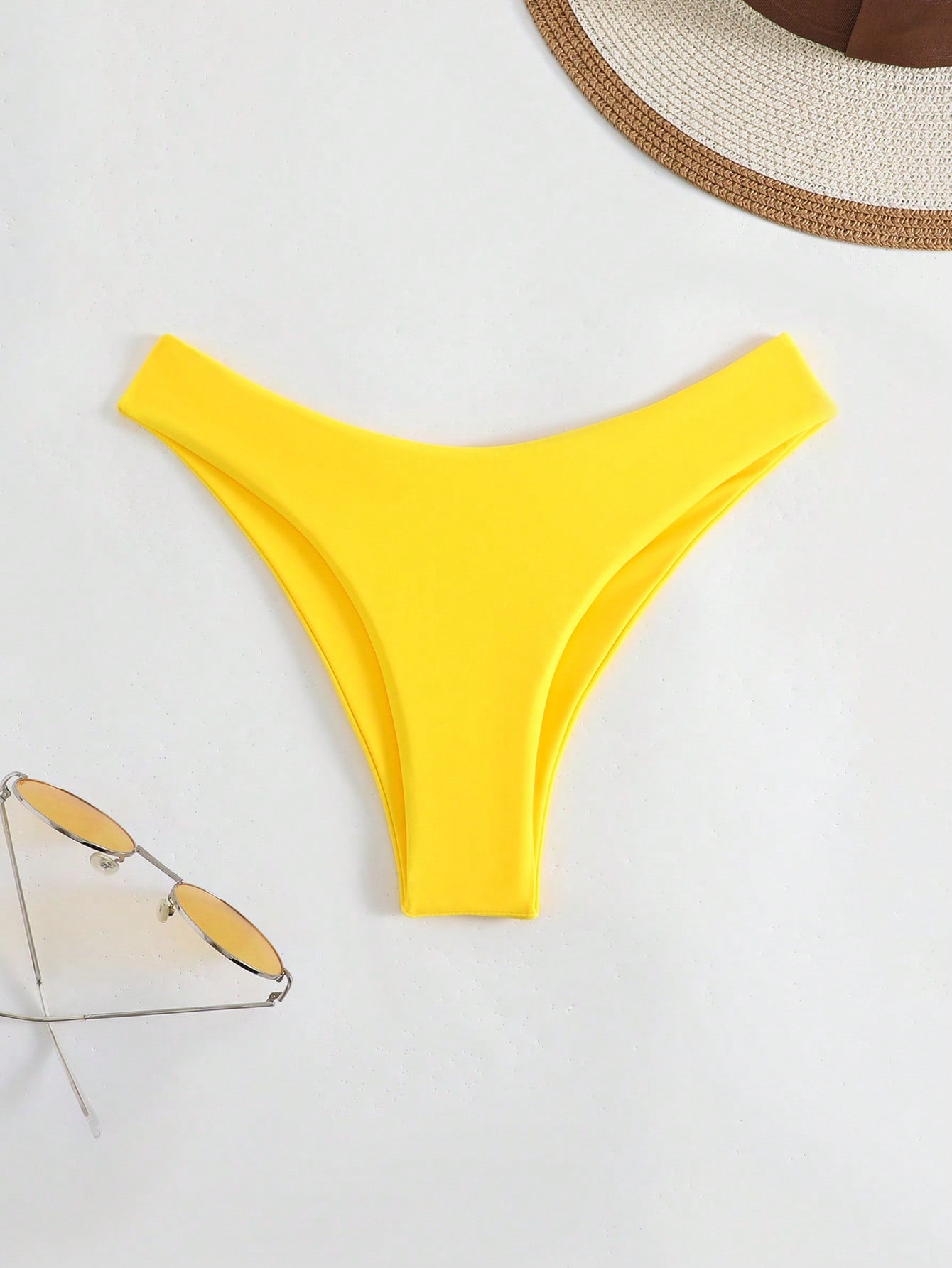 Swim Basics Summer Beach High Leg Bikini Panty