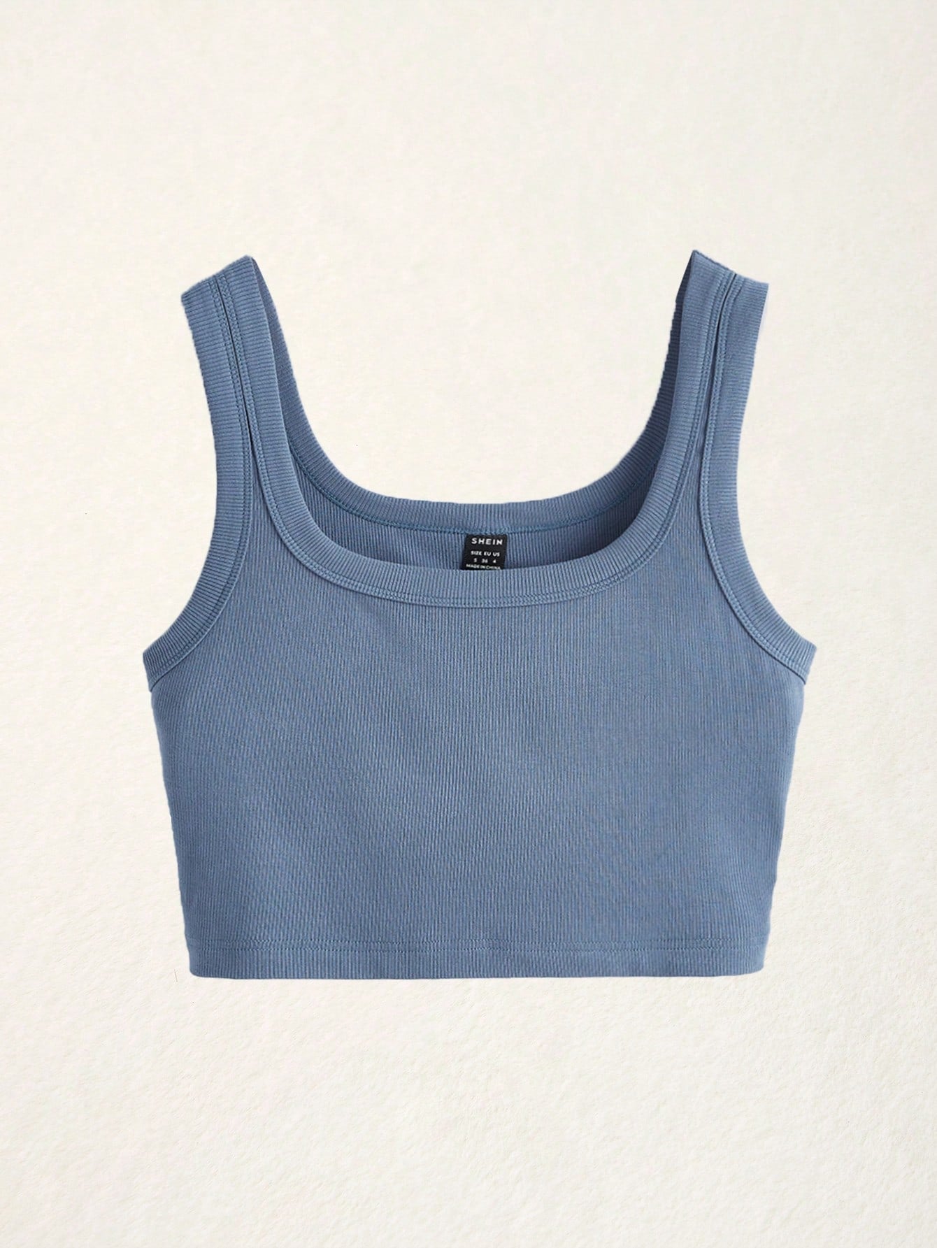 Solid Crop Tank Top