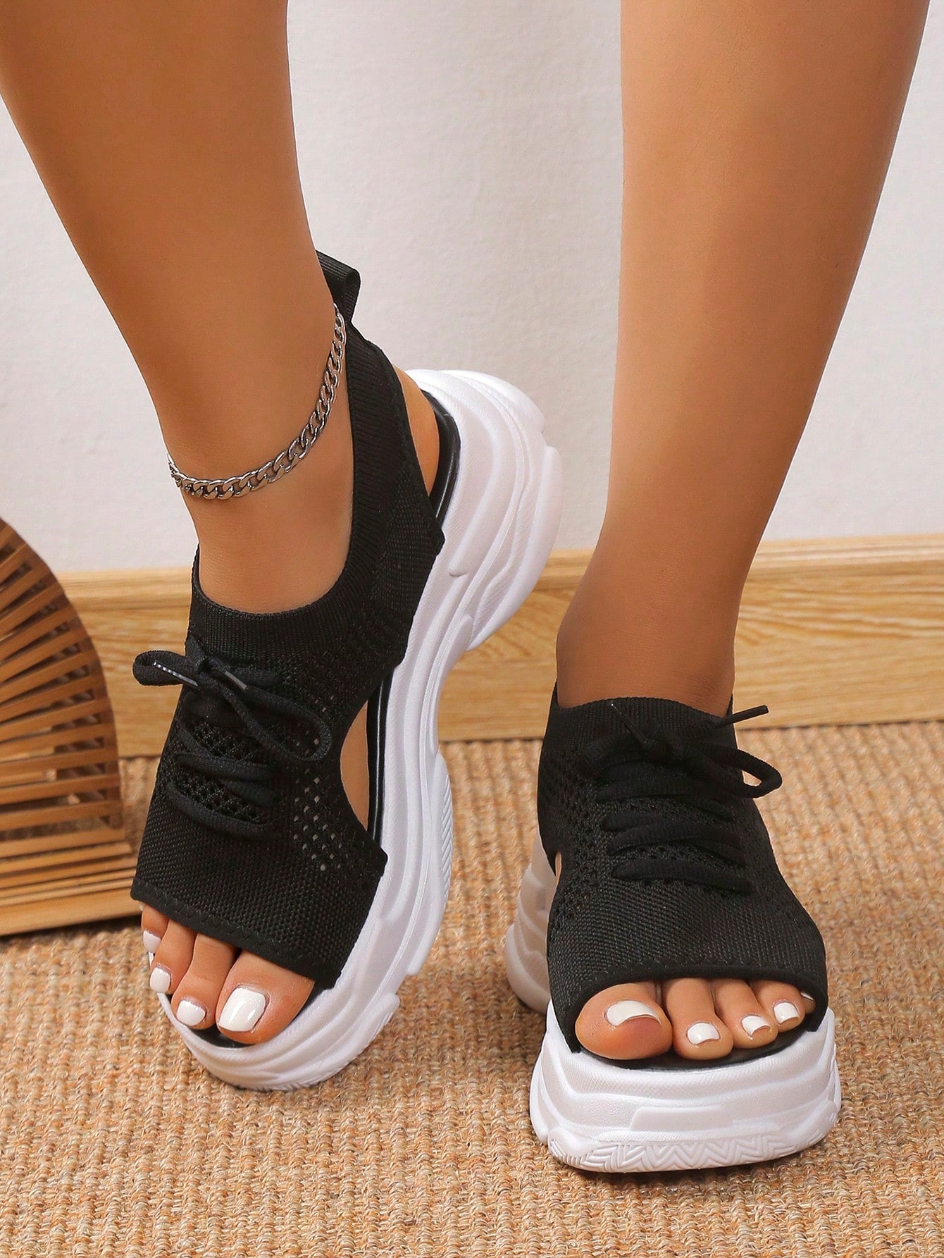 Ladies' Hollow Out Mesh Casual Sports Sandals