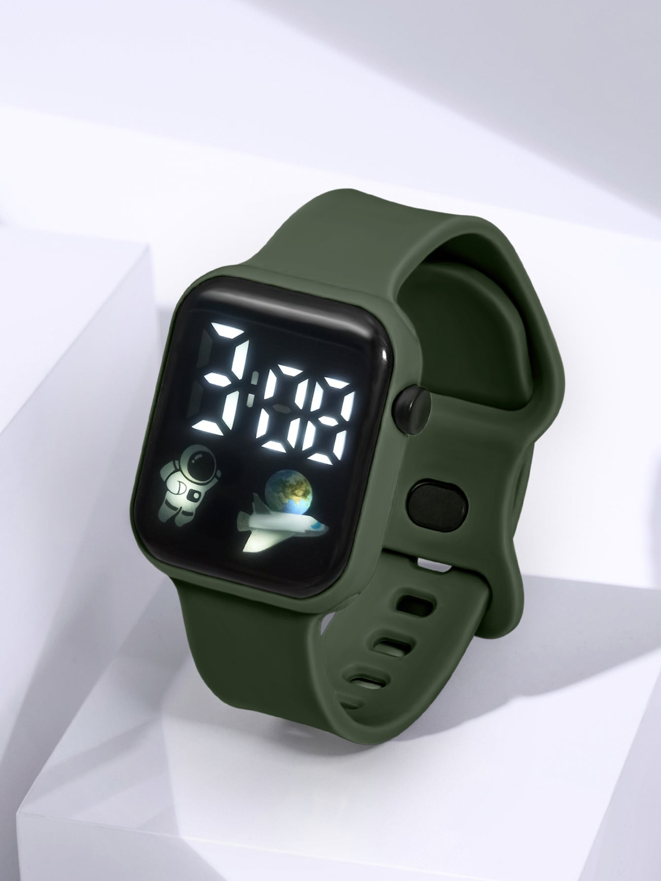 1pc Kids LED Minimalist Electronic Watch