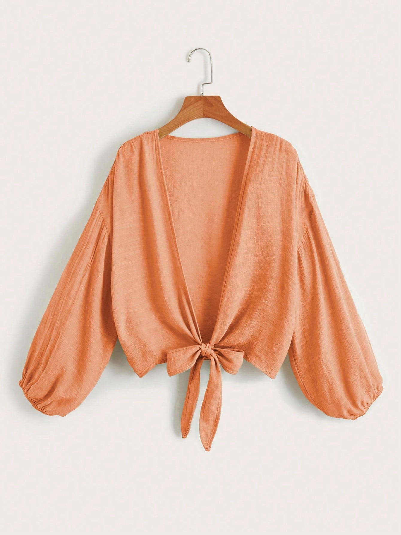 Swim Summer Beach Plain Knot Kimono