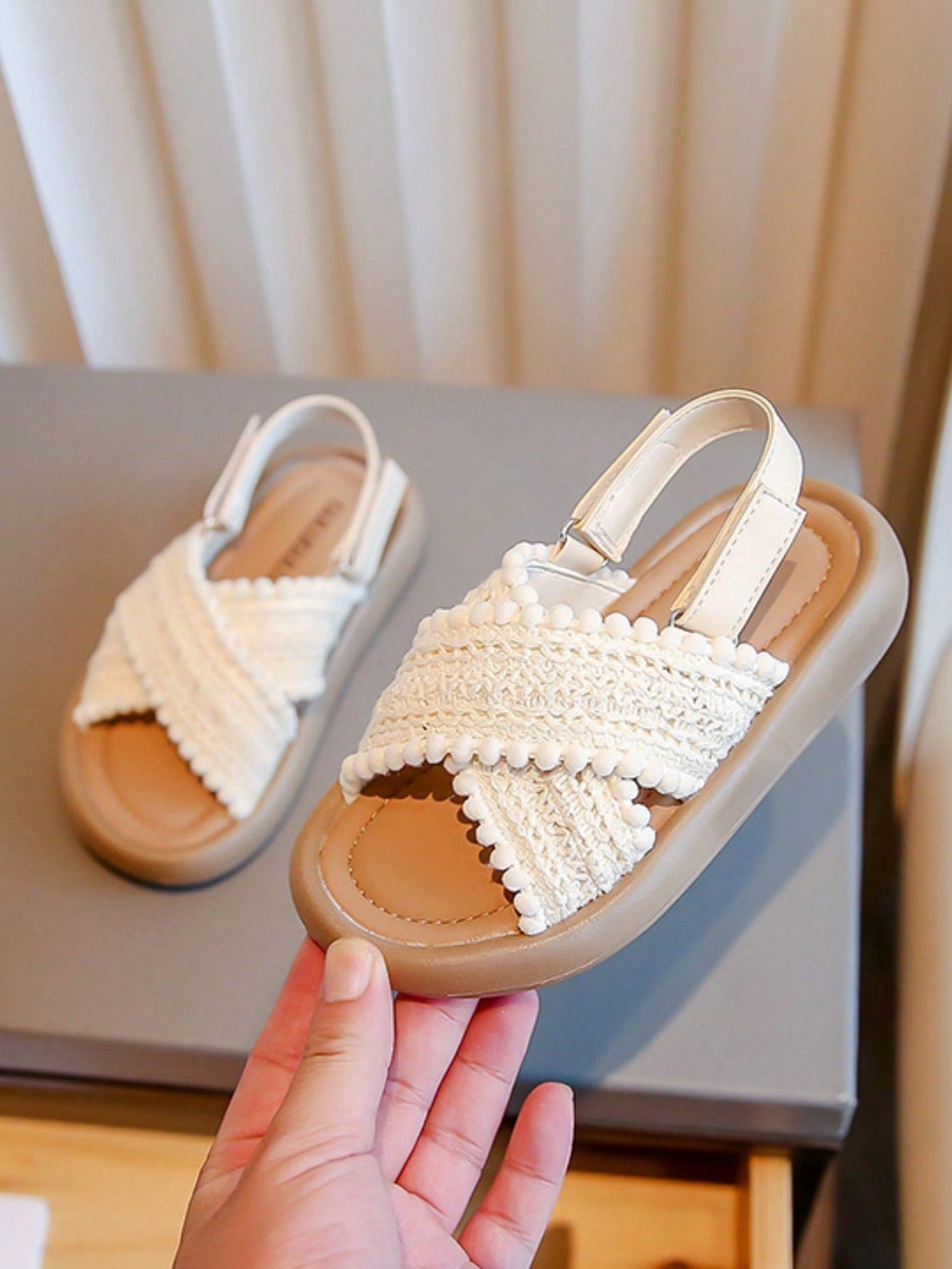 Girls' Casual Sandals New Arrival Summer Flat Shoes For Little & Big Kids, Children's Beach Shoes For Girls