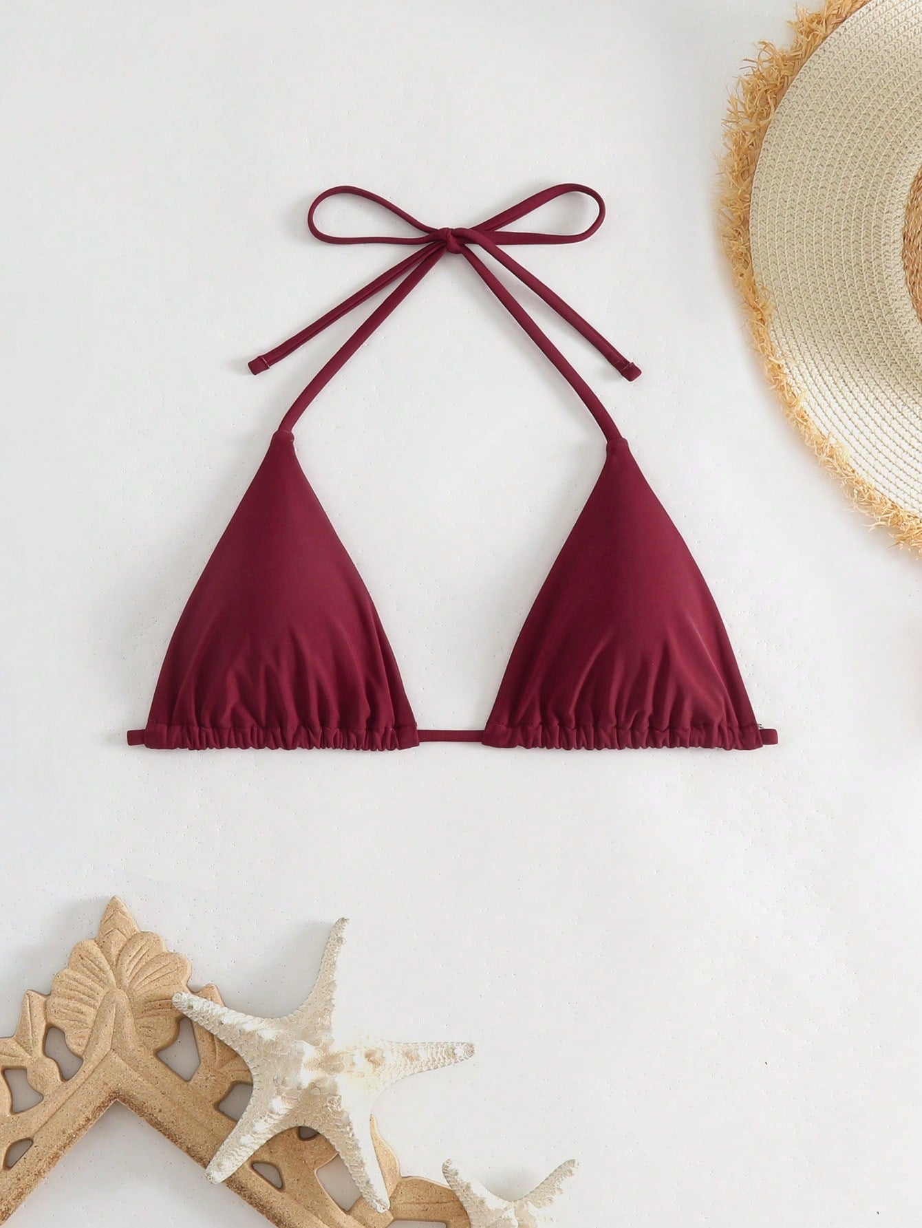 Swim Summer Beach Halter Triangle Bikini Top