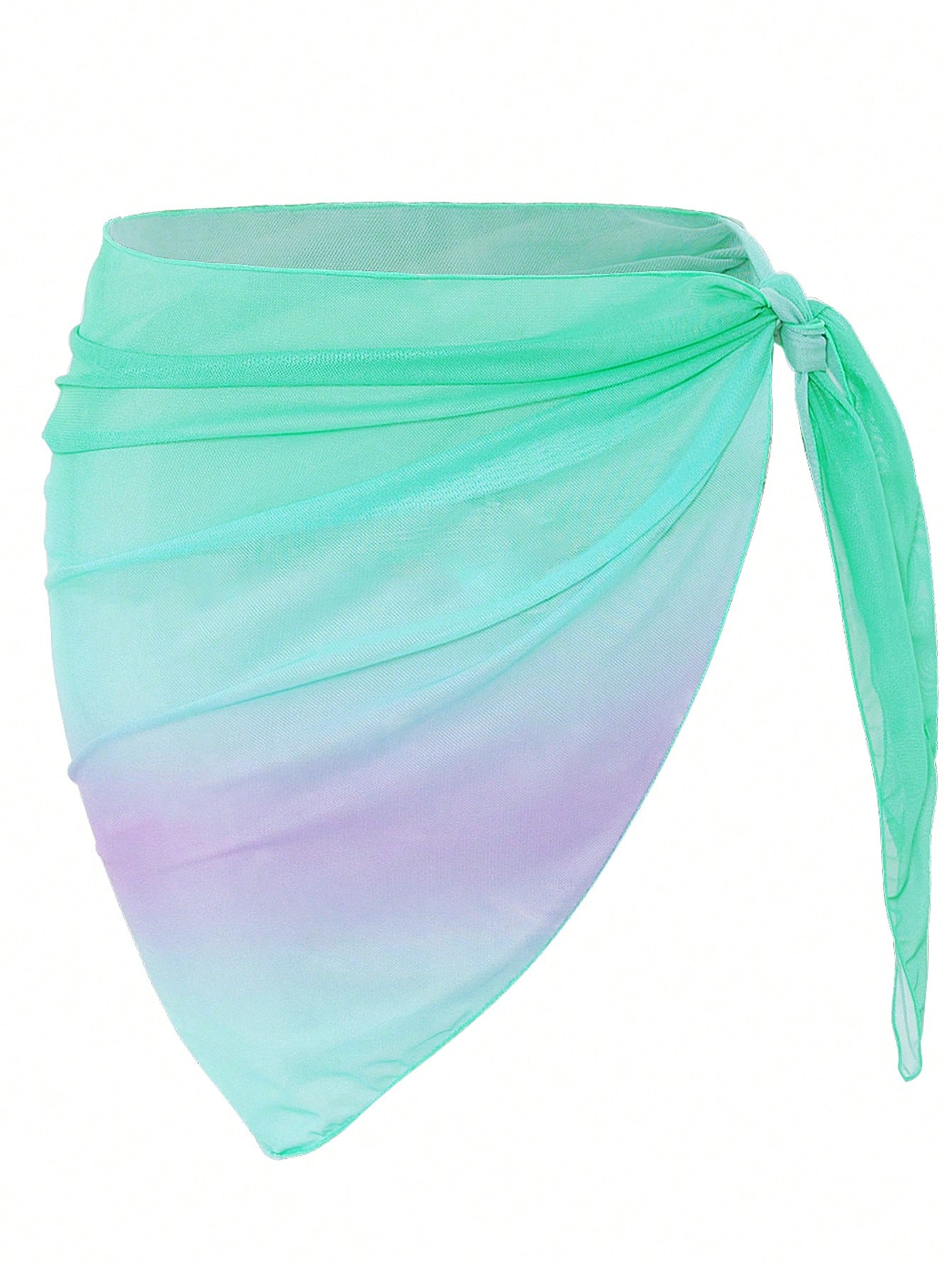 Swim Mod Summer Beach Ombre Cover Up Skirt