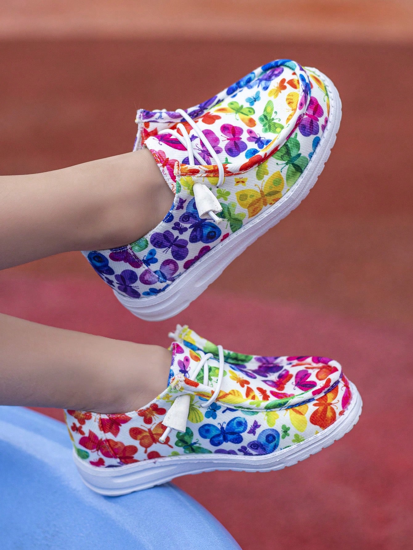 Children Outdoor Leisure Colorful Pattern Sports Shoes