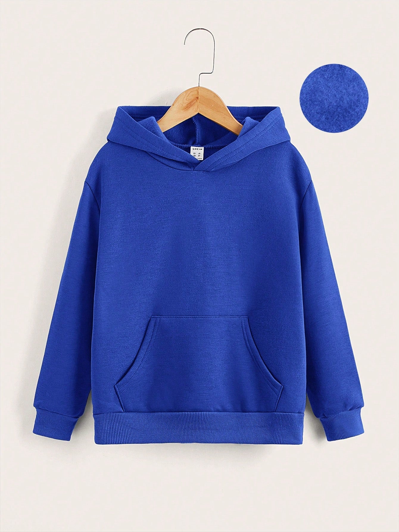 Kangaroo Pocket Casual Hoodie For Tween Boys, Suitable For Daily Wear In Spring And Autumn