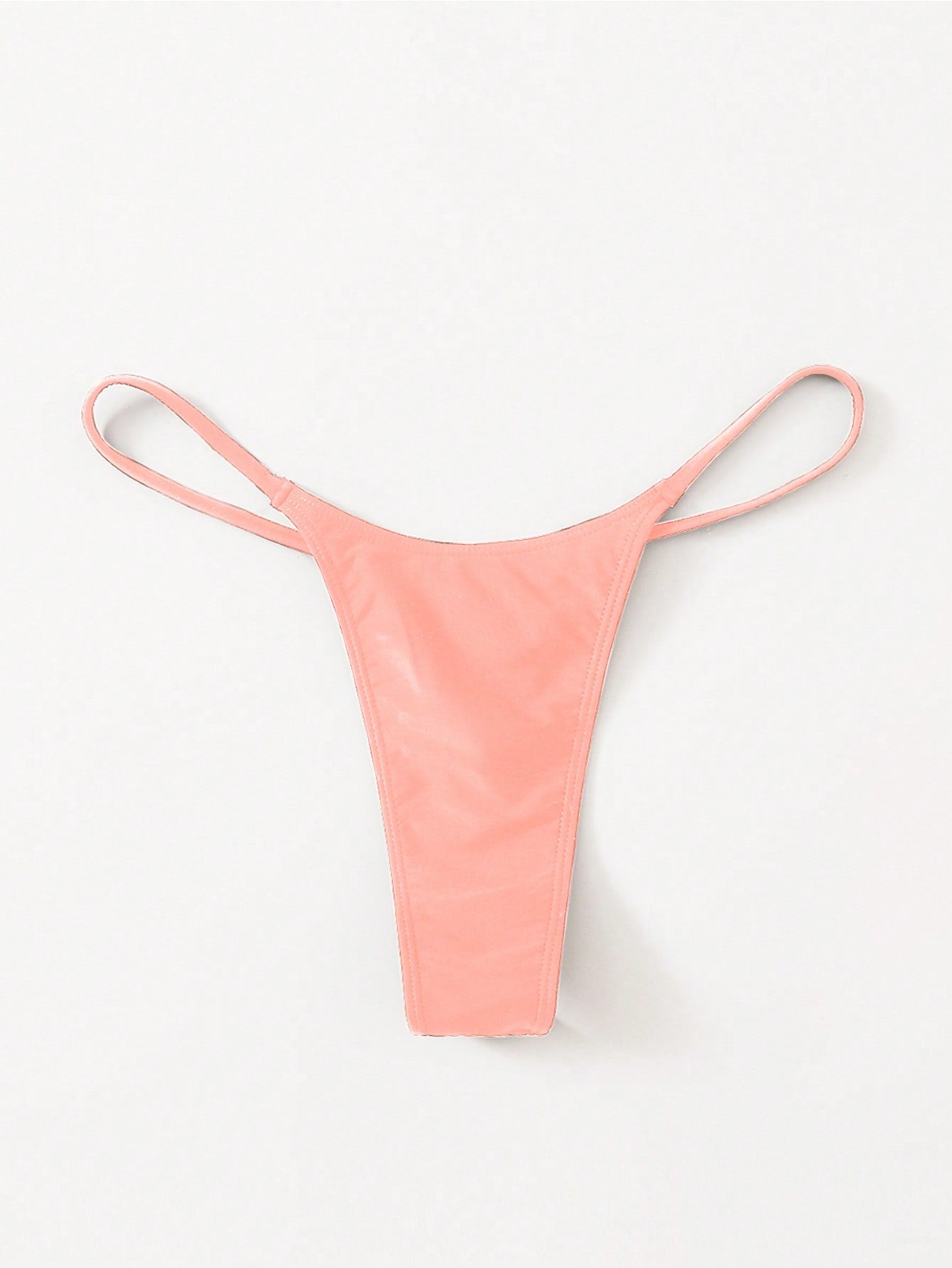 Swim Summer Beach Solid Thong Bikini Bottom