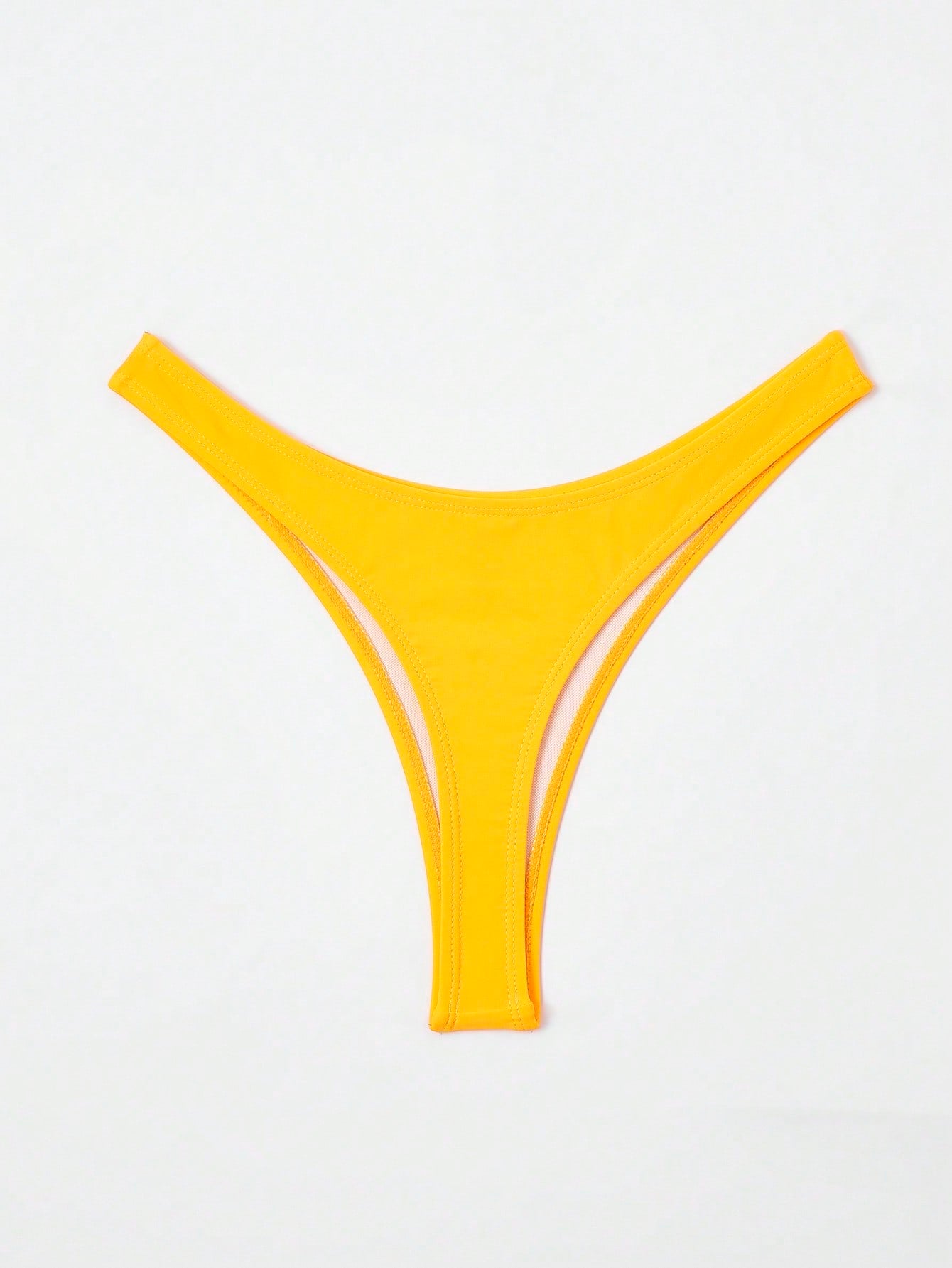 Swim Solid High Cut Bikini Bottom,Summer Beach