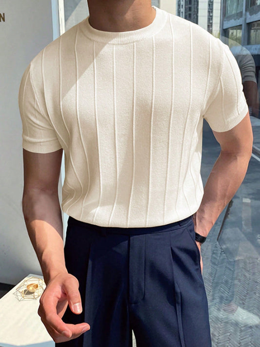 Men Solid Knit Top