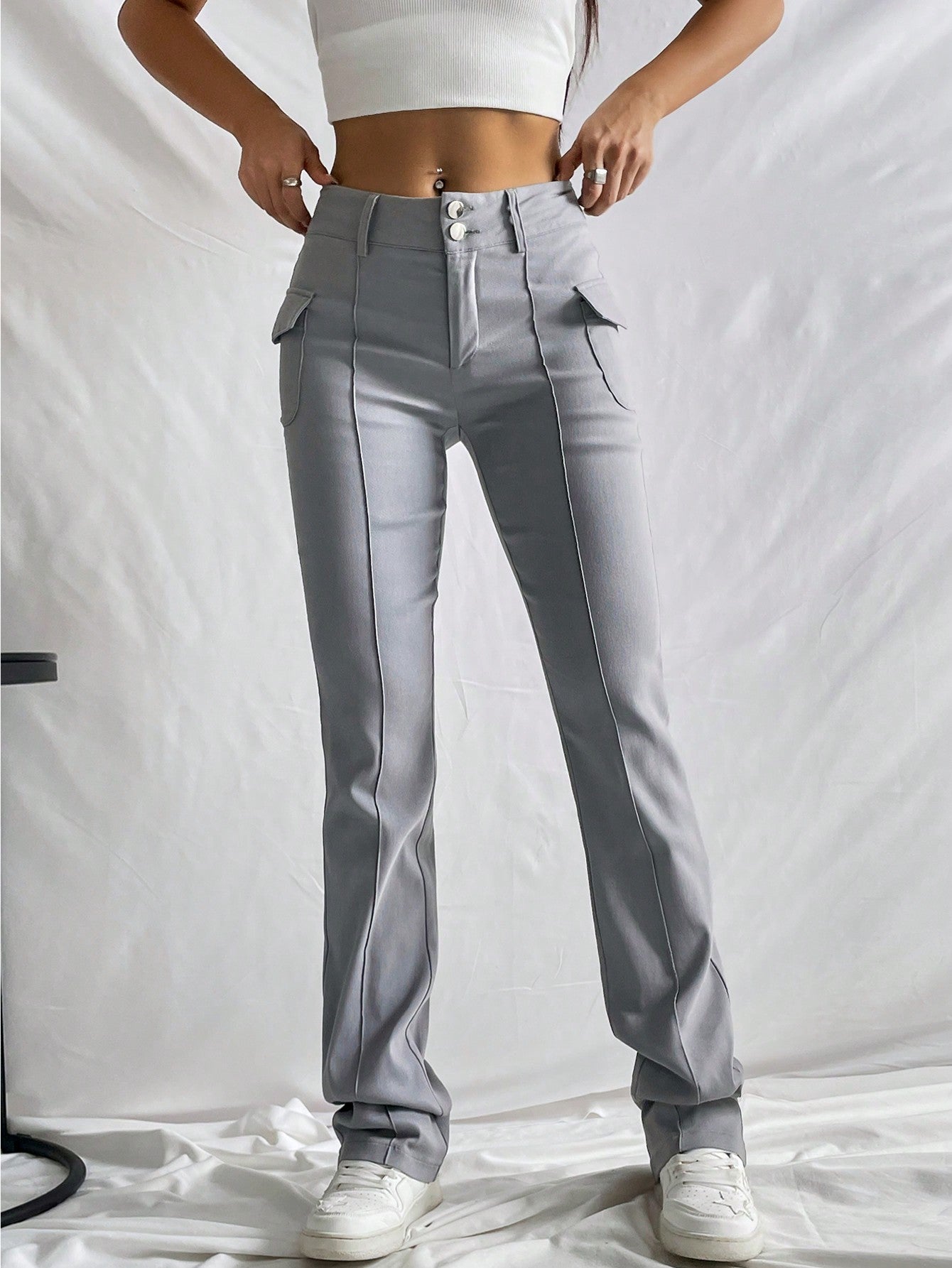 Flap Pocket Side Pants