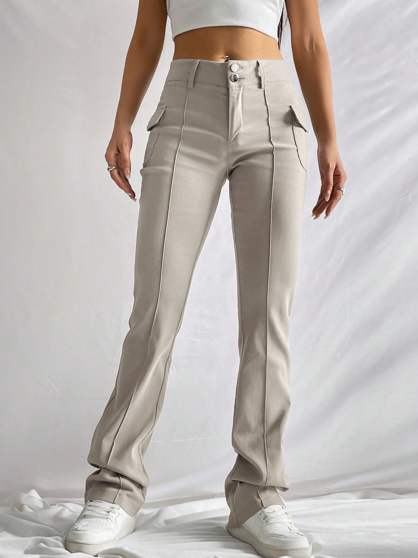 Flap Pocket Side Pants