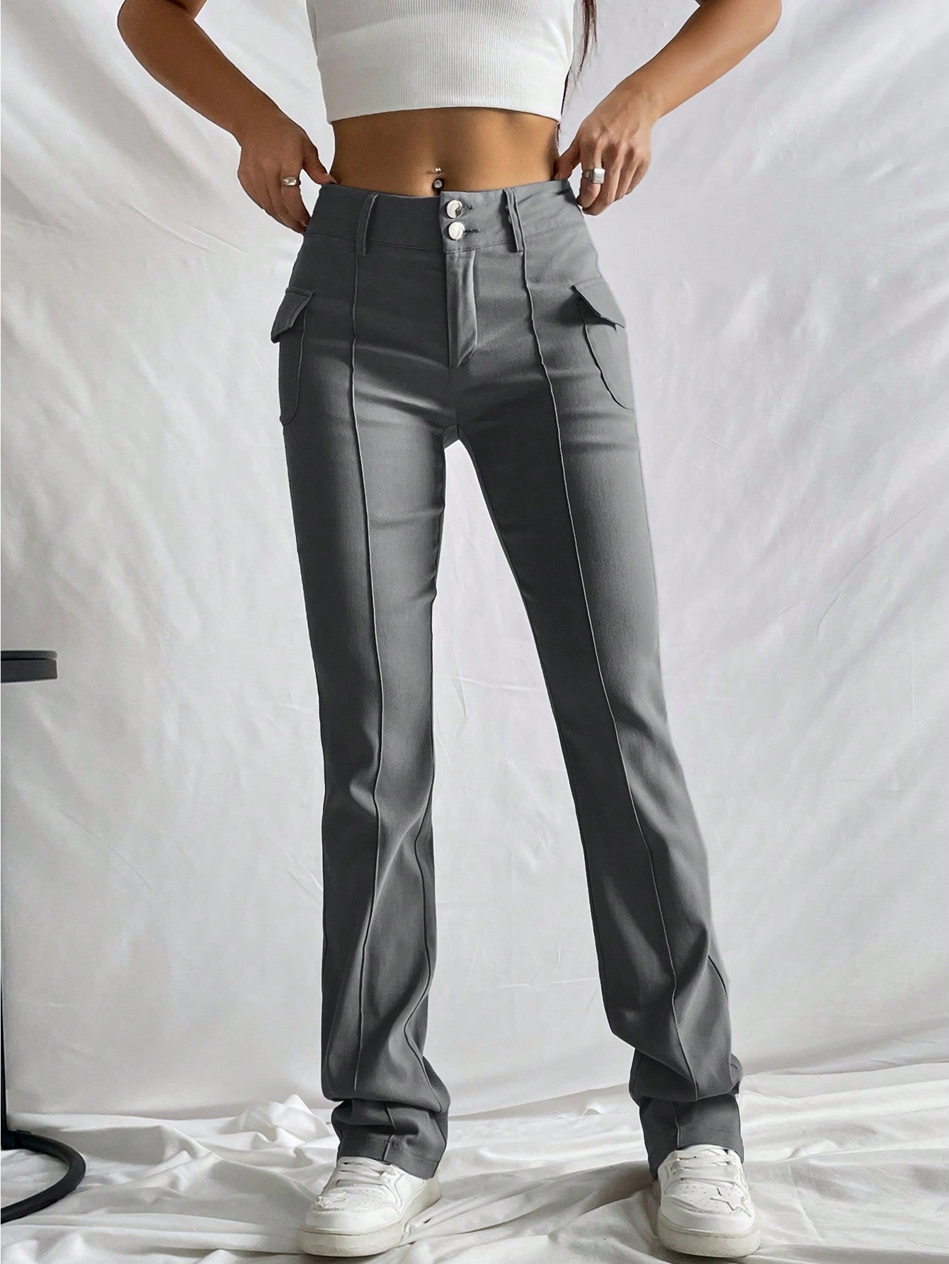 Flap Pocket Side Pants