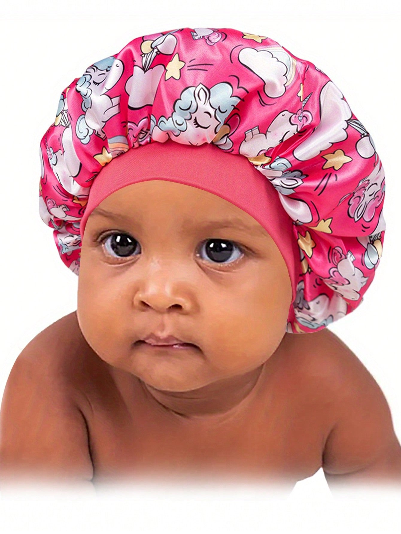 1pc Baby's Multicolor Narrow Brim Elastic Printed Comfortable Sleep Cap Headband