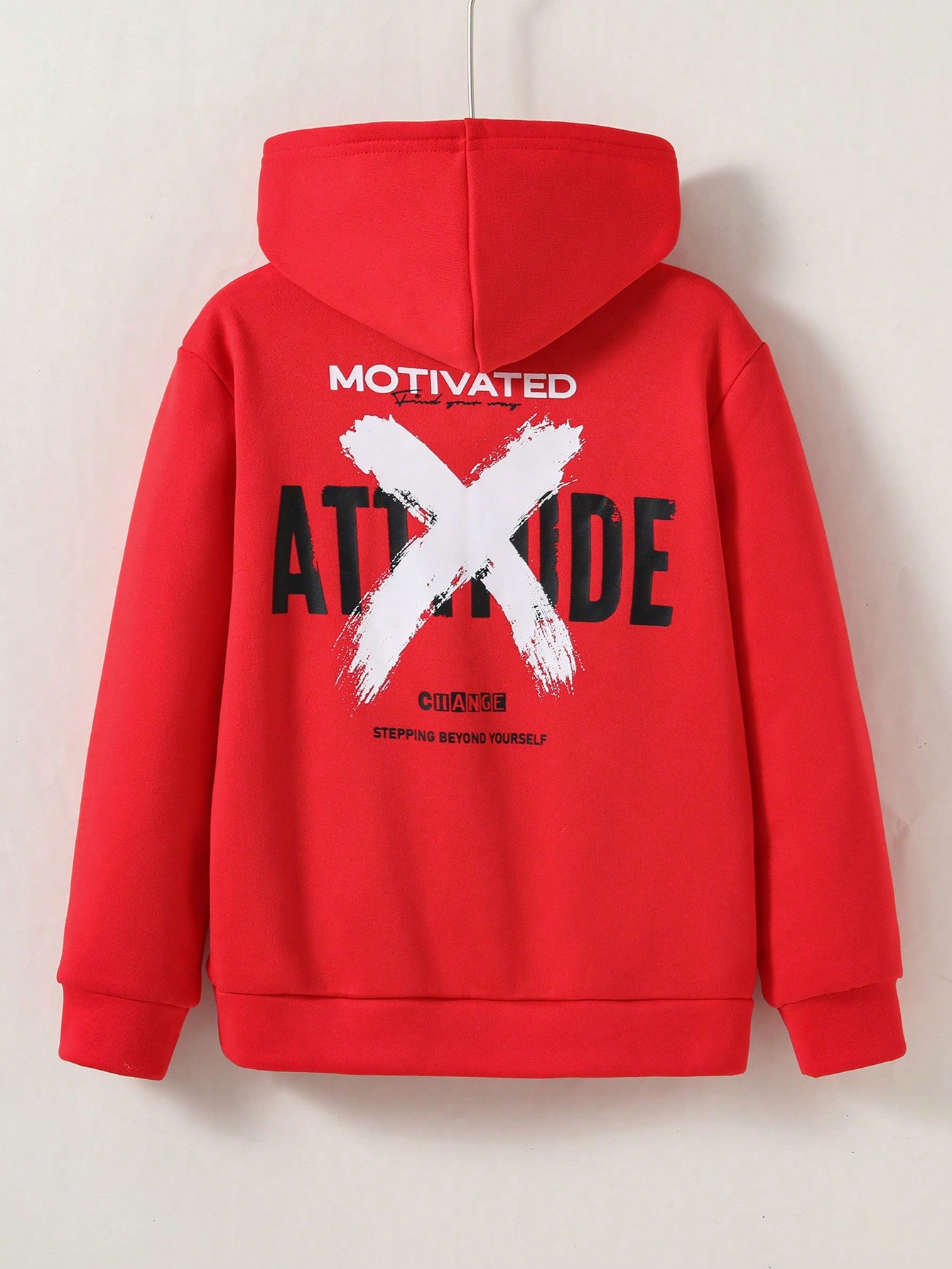 Tween Boy Slogan Graphic Thermal Lined Hoodie