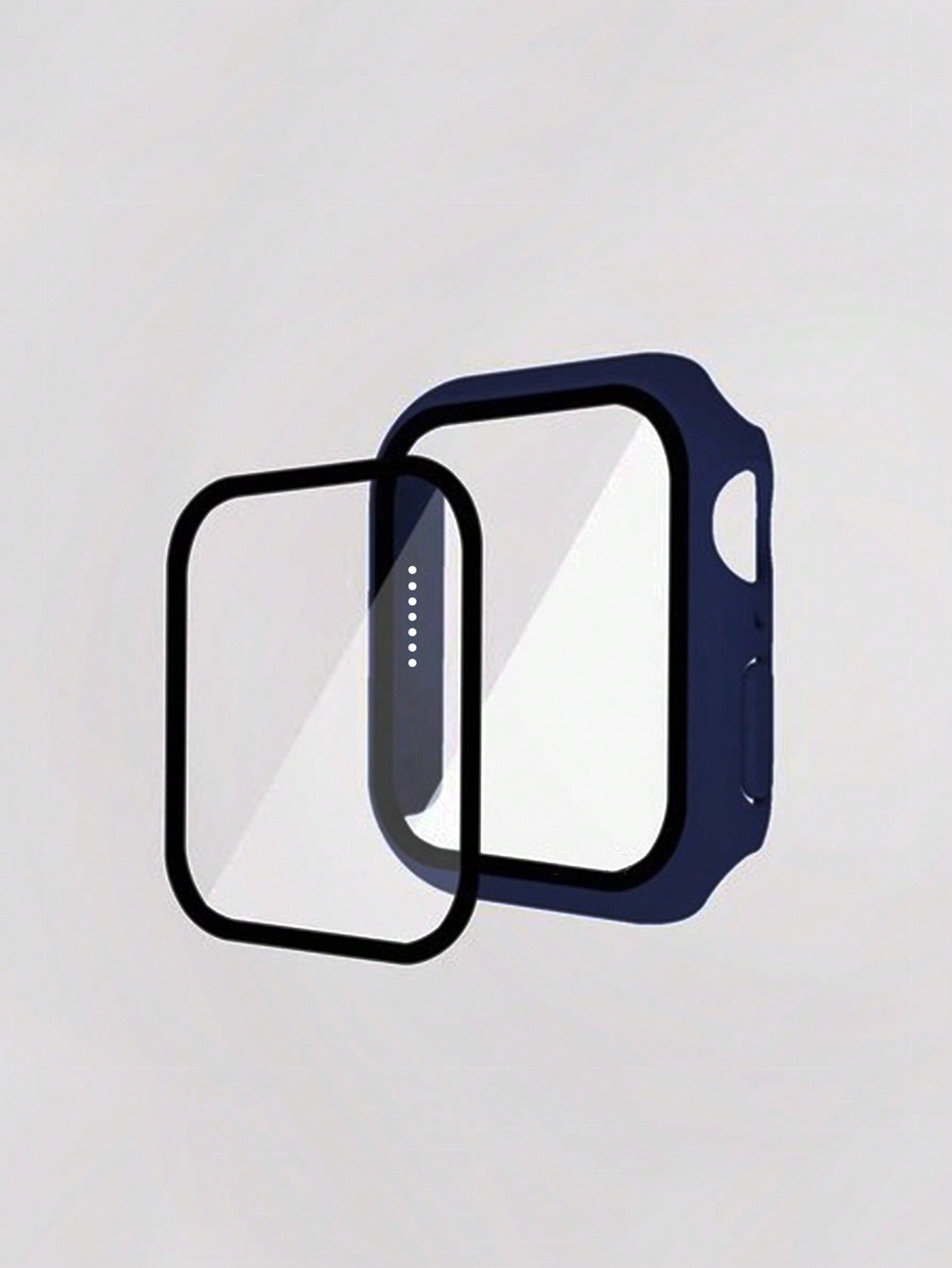 2 In 1 Case & Screen Protection Film Compatible With Apple Watch