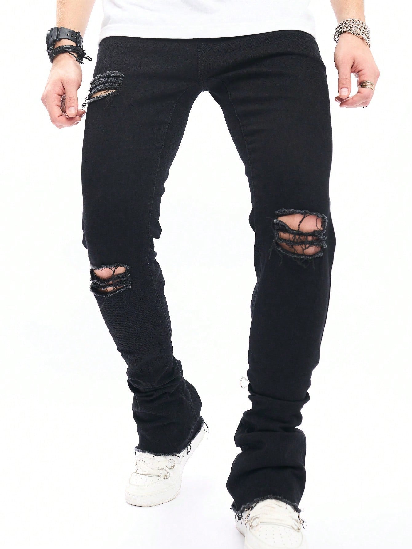 Men Ripped Skinny Jeans