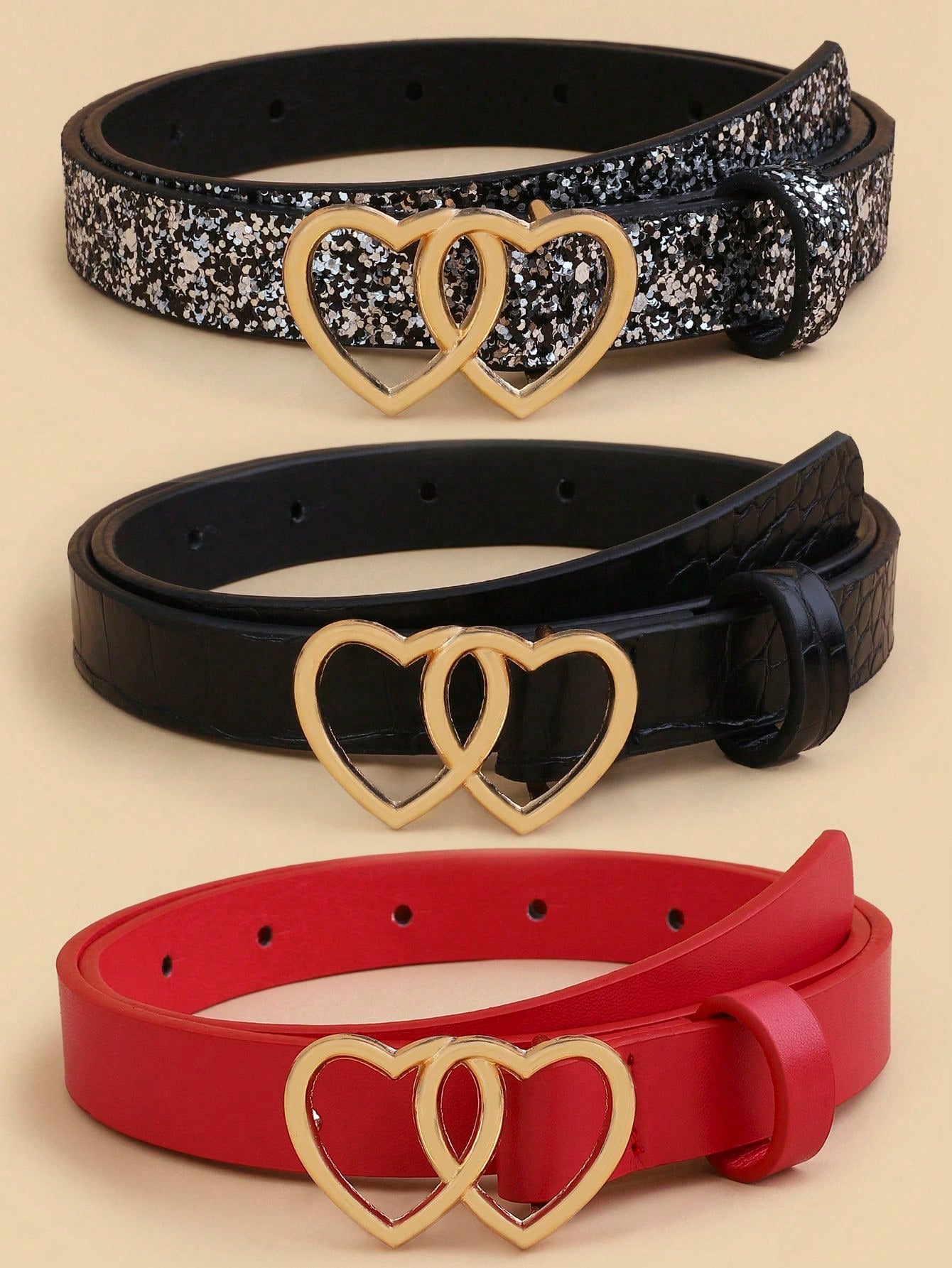 New Arrival Kids' 3pcs Combination Belts