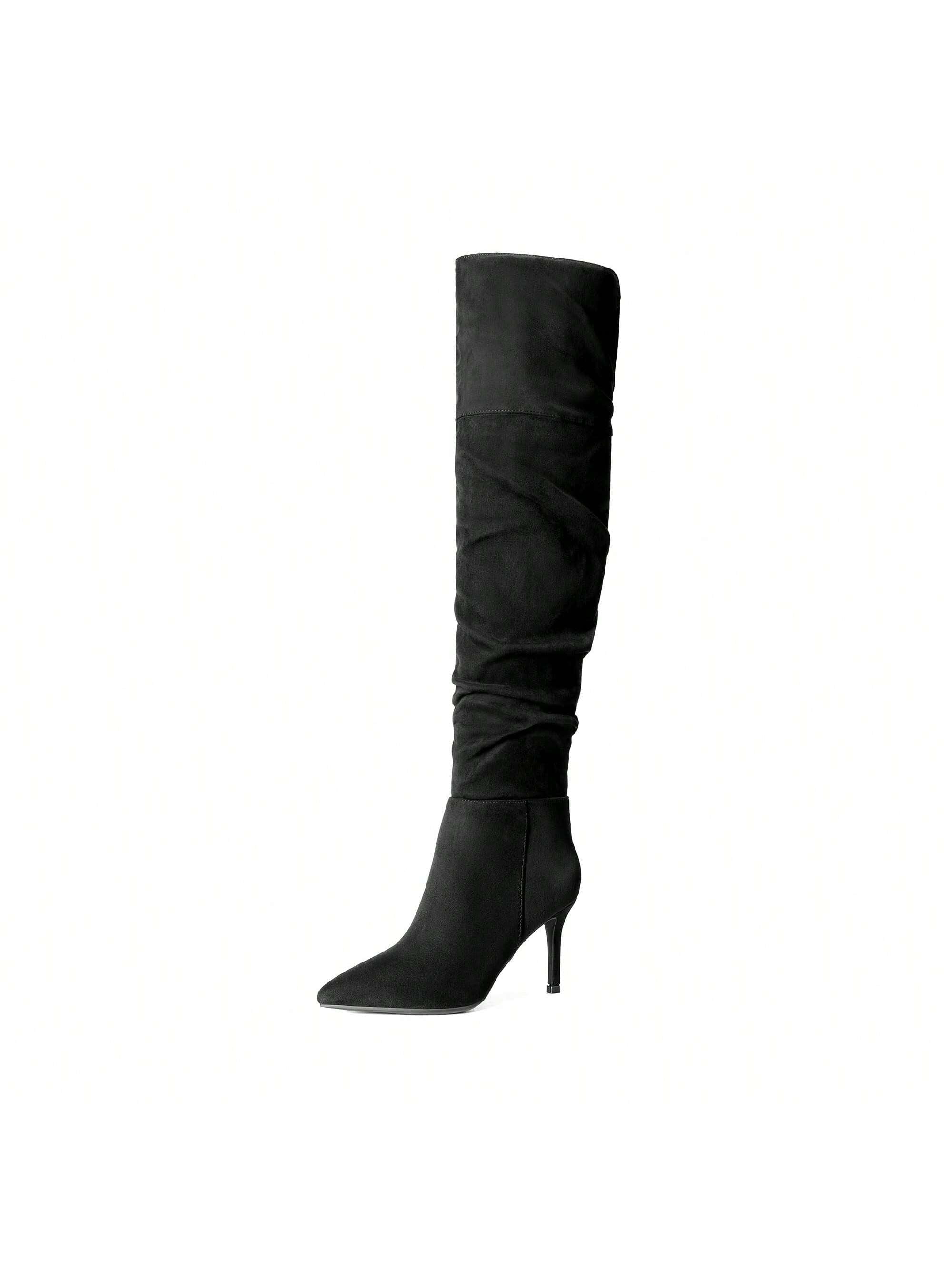 Women's High Heels Over The Knee Boots Thigh High Pointed Toe Stiletto Long Fall Sexy Boots