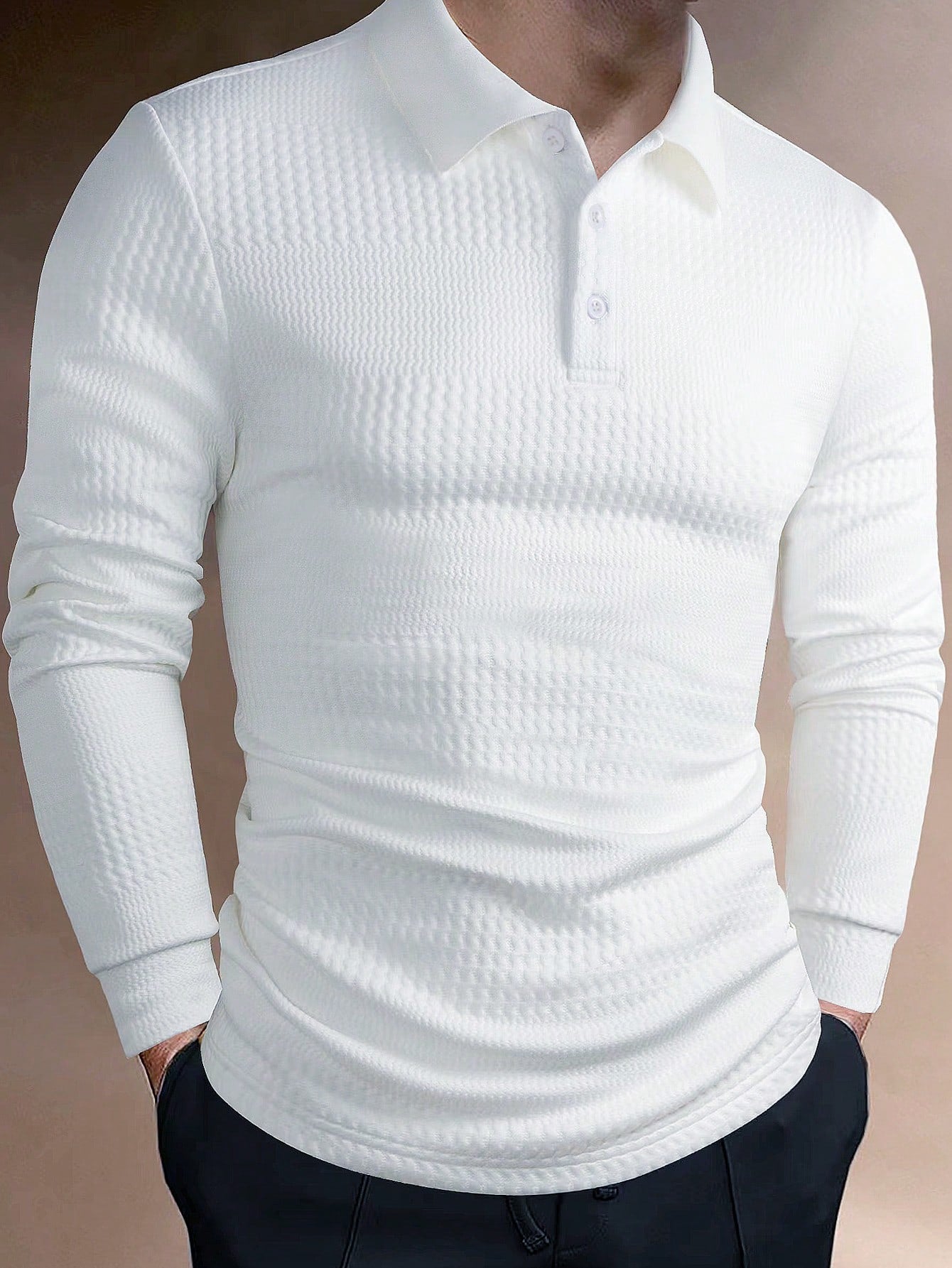 Men Solid Polo Shirt