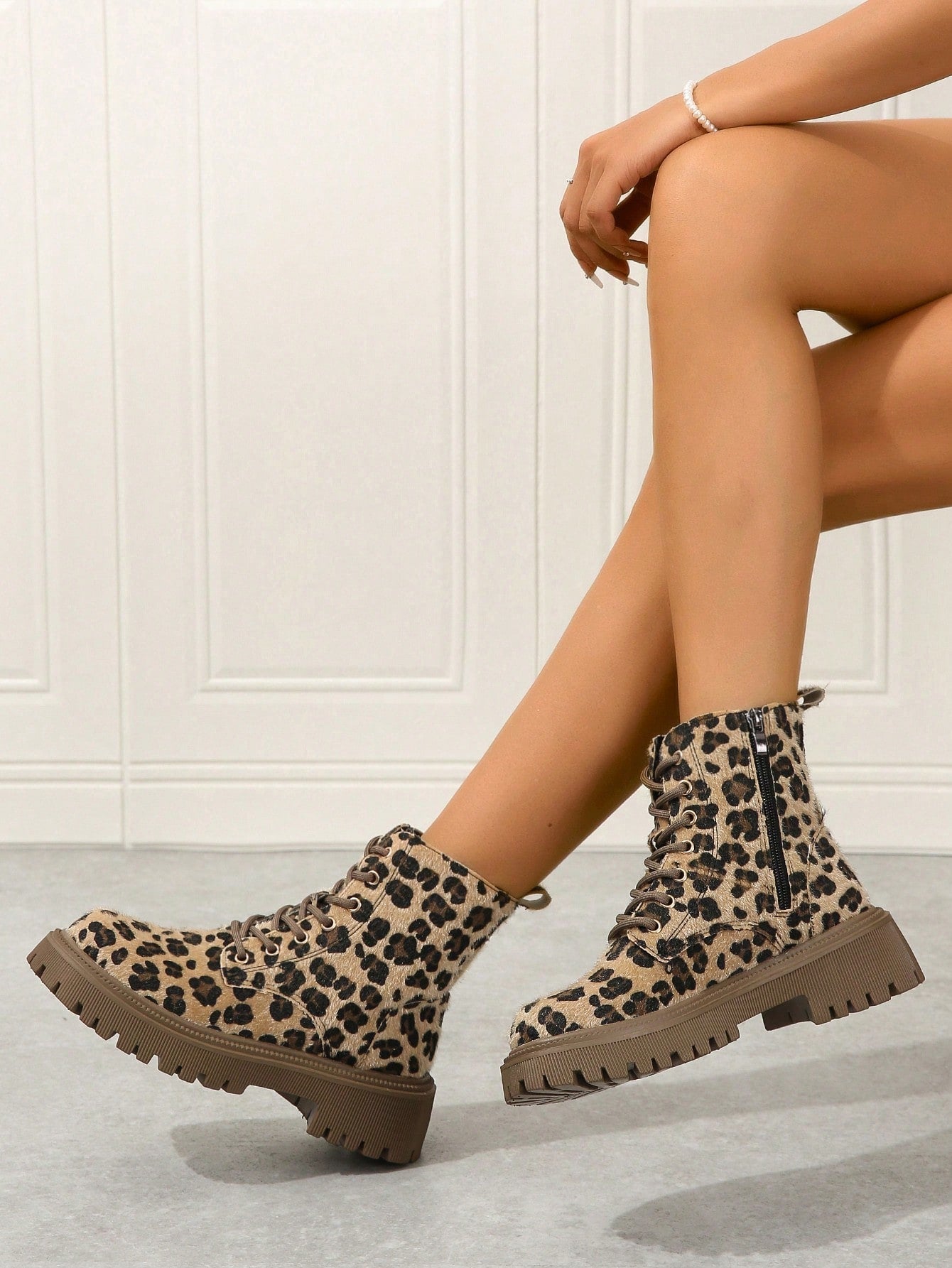 New Arrival Fashionable Leopard Print Boots