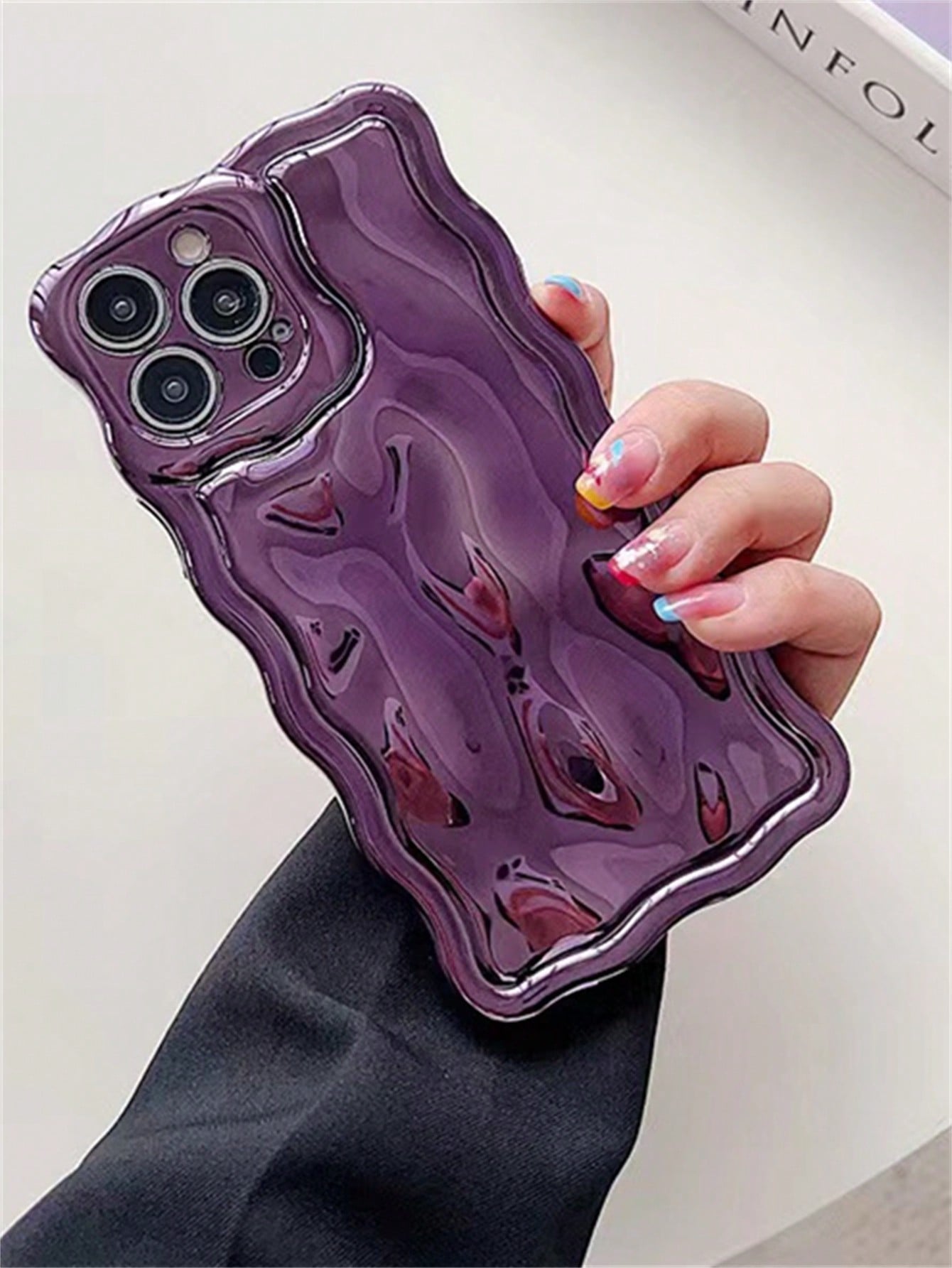 JK142 Patterned Electroplated Meteorite Silver Phone Case Compatible With IPhone 11,IPhone 13,IPhone 14 Pro Max