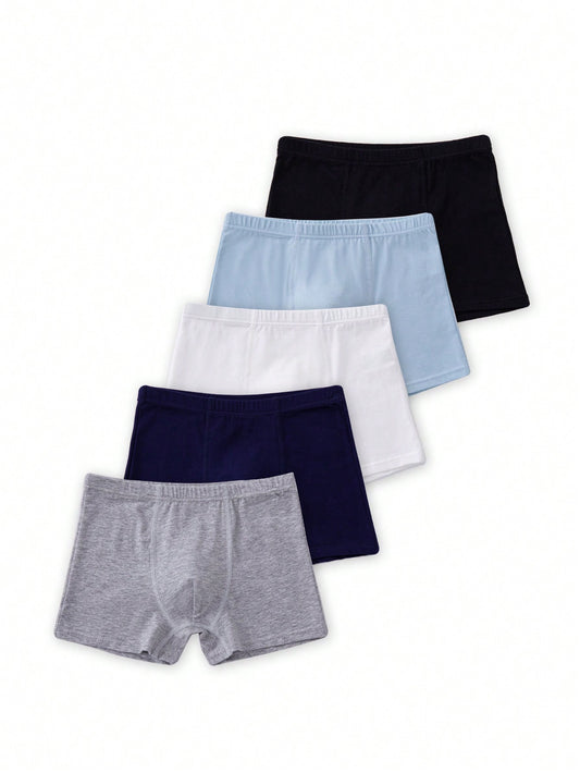 Young Boy 5pack Solid Boxer Brief