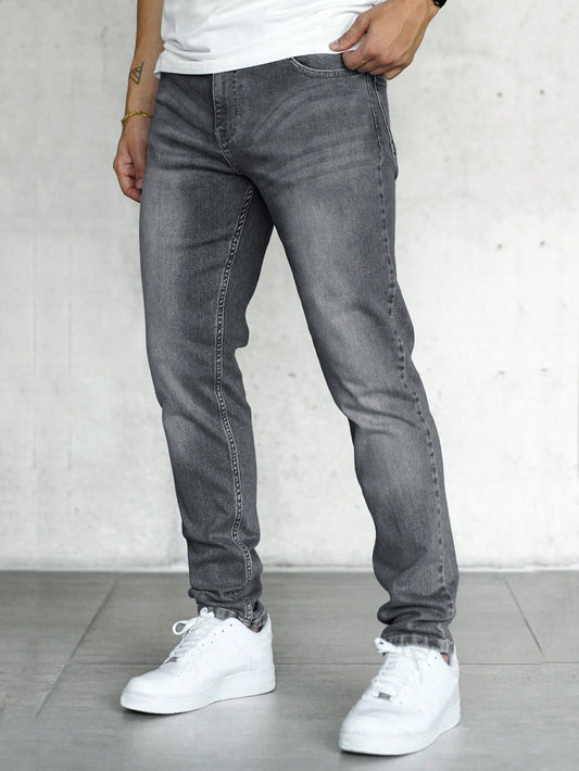 Men Slant Pocket Jeans