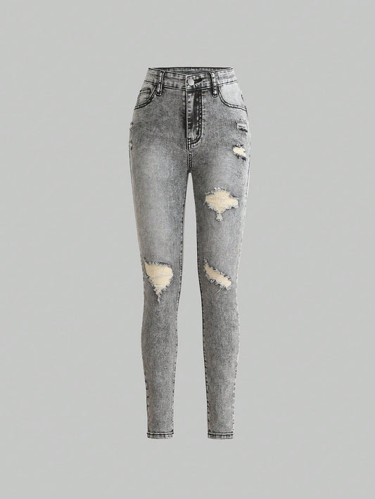 Tween Girl Ripped Jeans